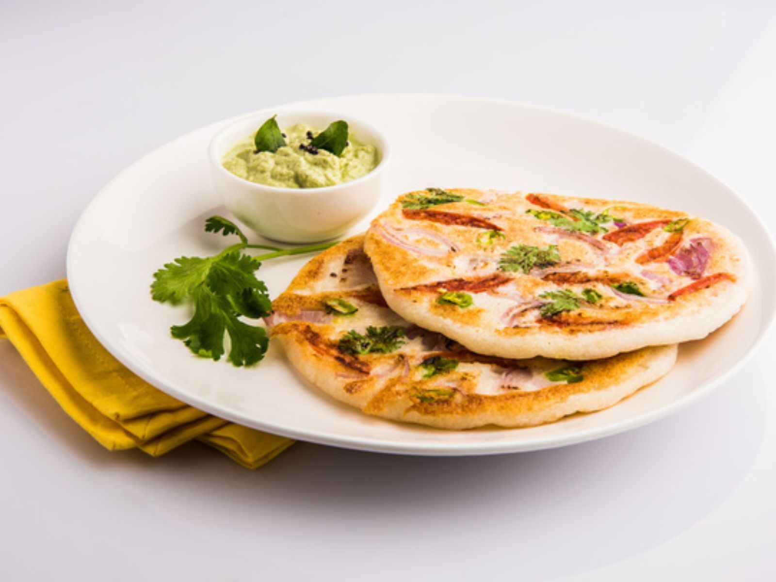 Onion Uthappam (V, GF)