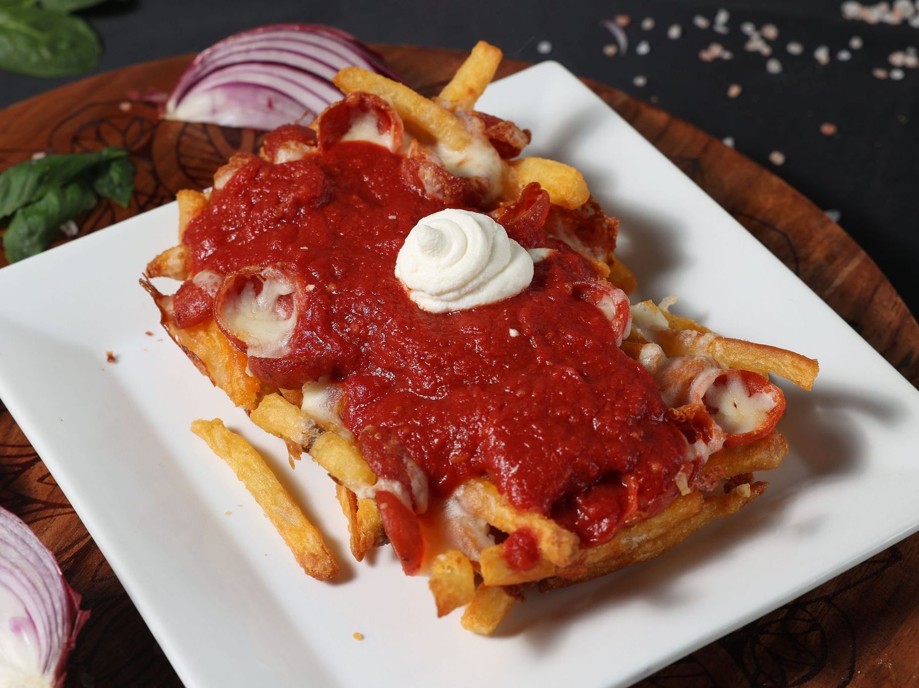 Pepperoni Pizza French Fries