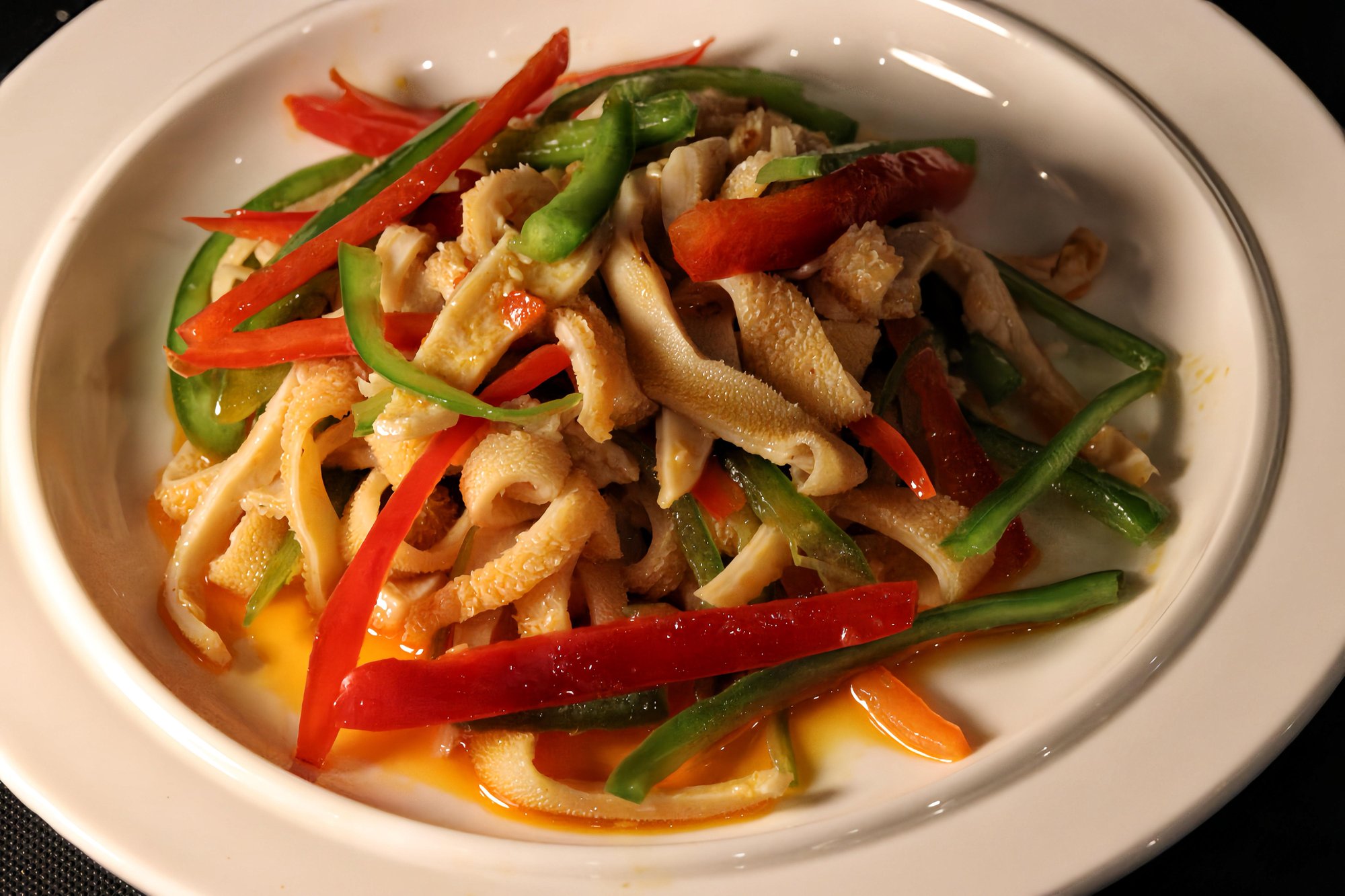 Cold Tossed Lamb Tripe 藤椒风味凉拌羊肚