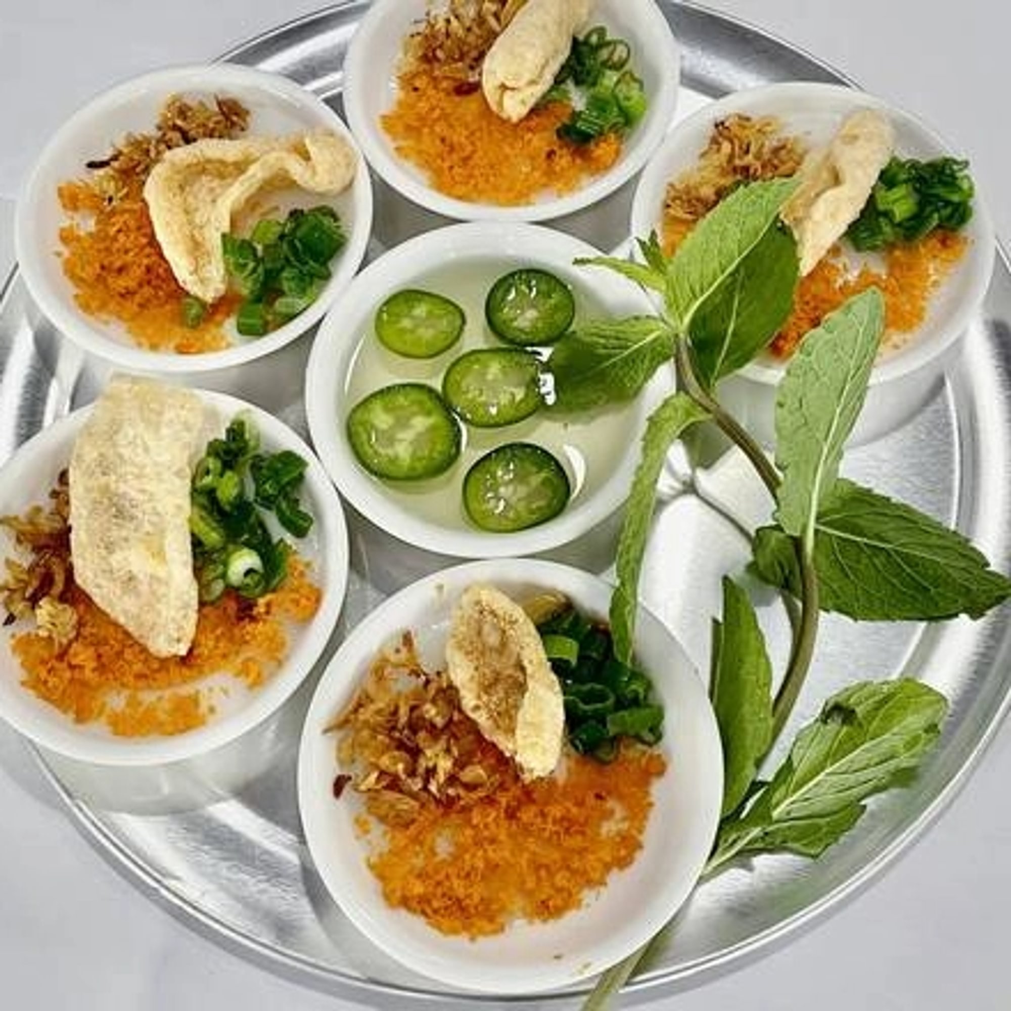 A9 RICE CUP CAKE (5 pieces) / Bánh Bèo Chén (5 miếng)