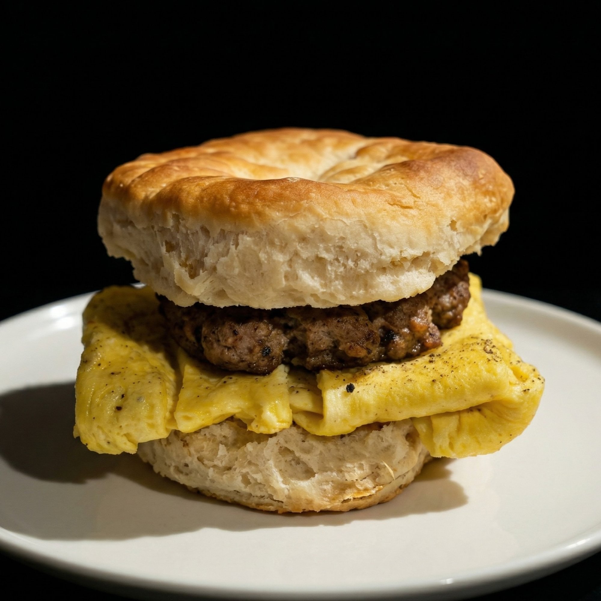 Bacon Or Sausage Biscuit