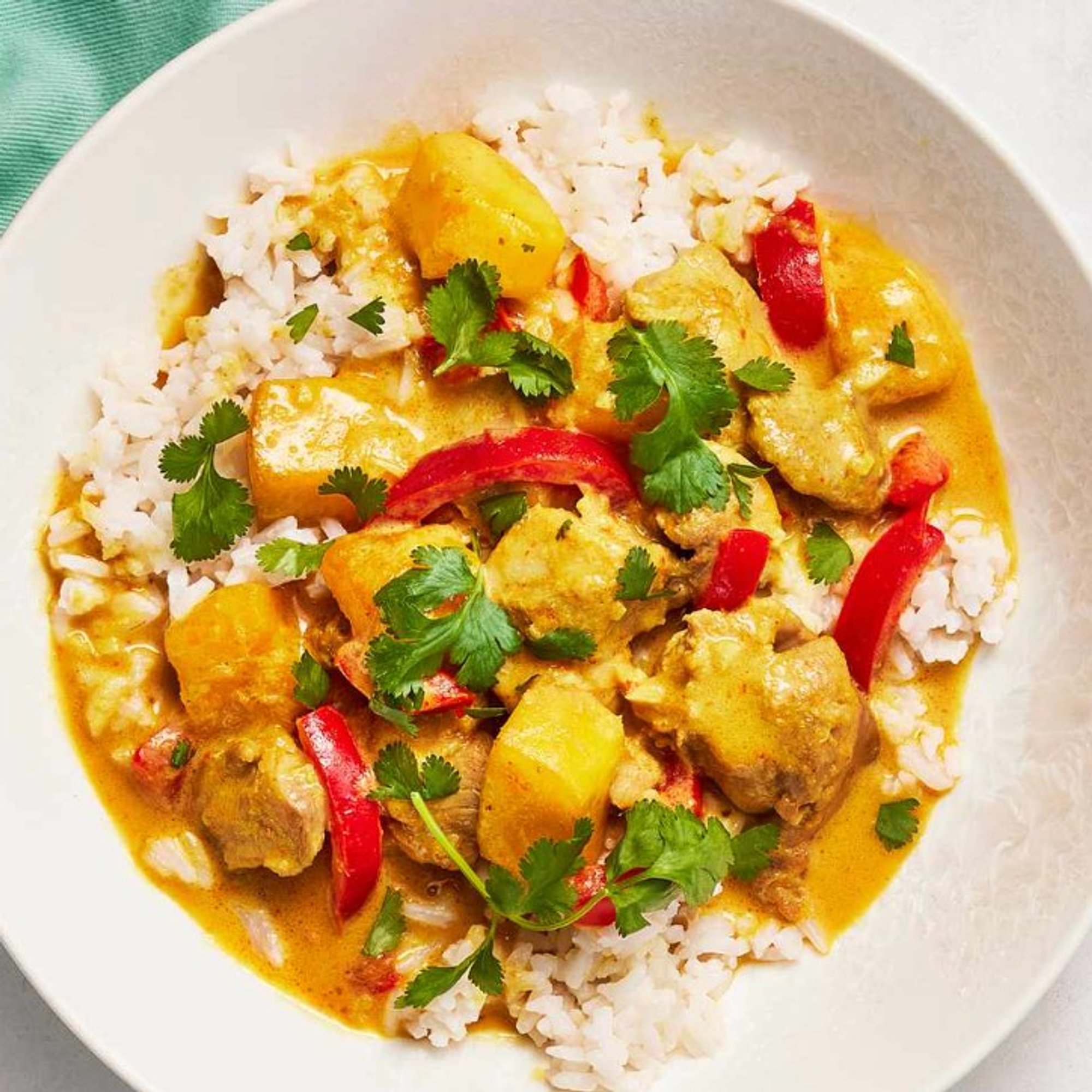 Mango Chicken with Rice
