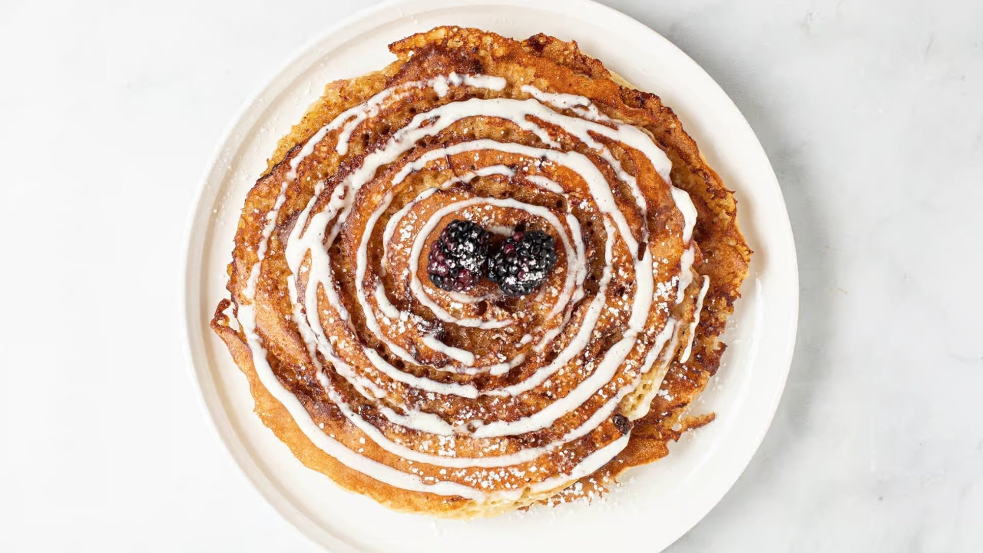 Cinnamon Roll Pancakes