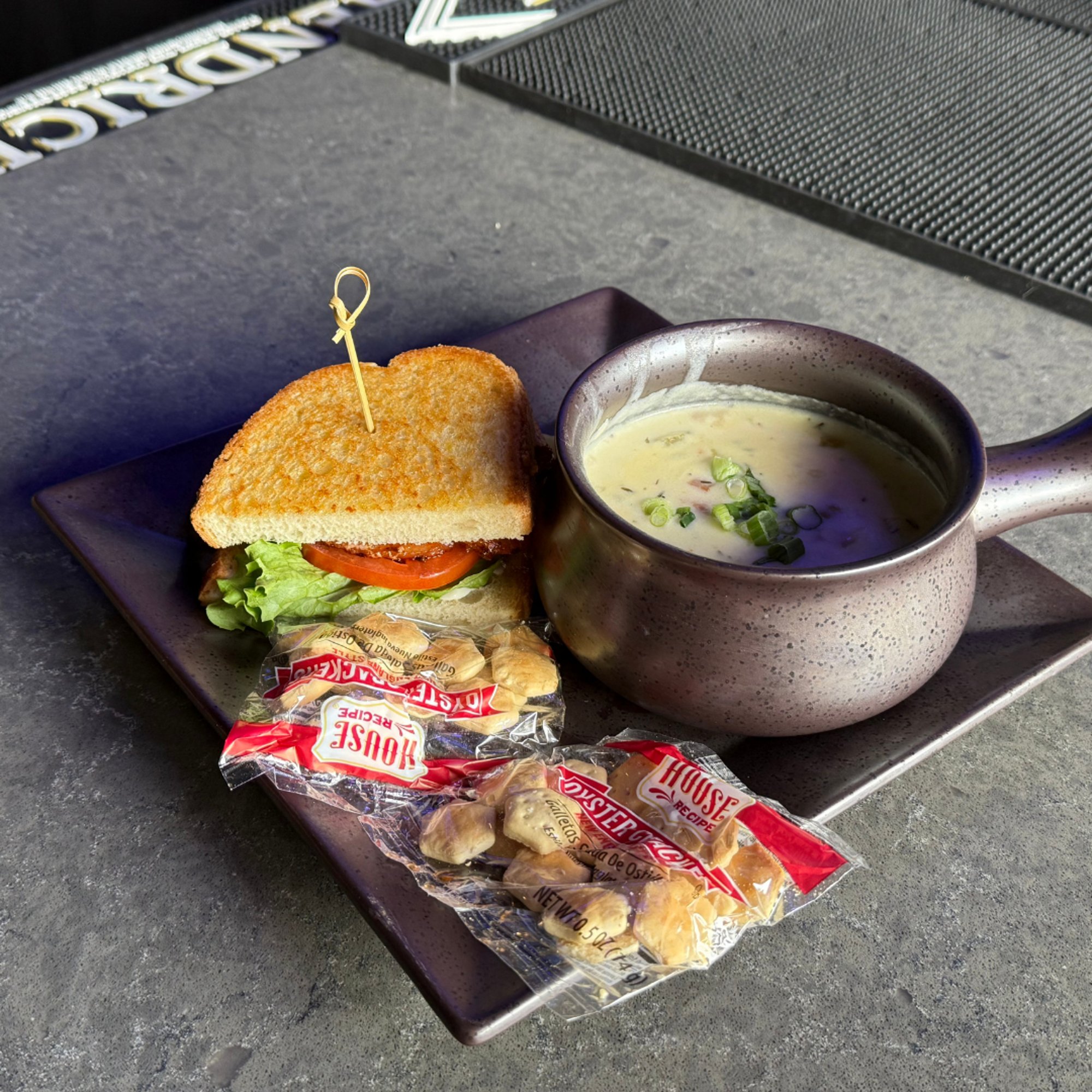 1/2 BLT w/Soup or Salad