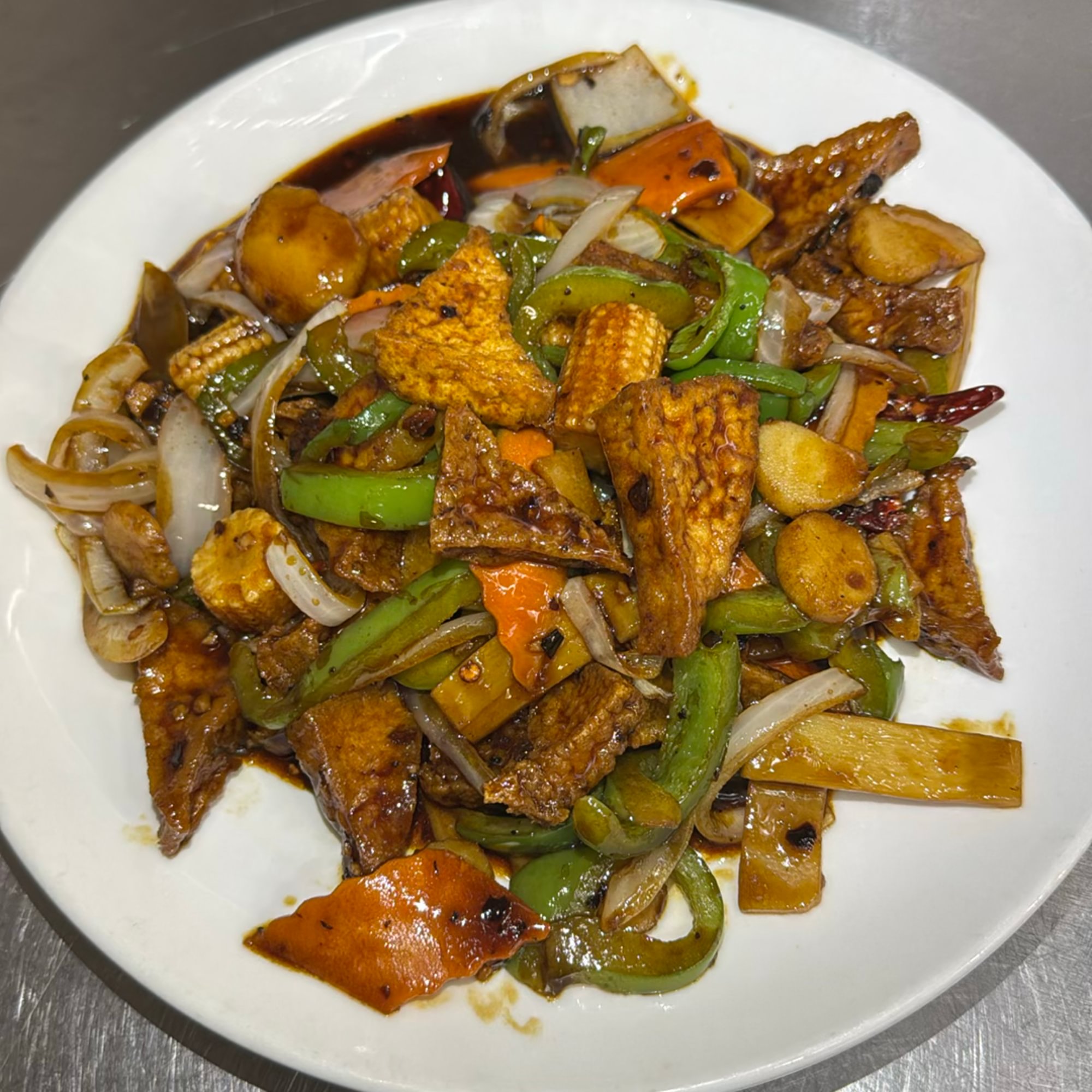 Bean Curd Szechuan Style (Spicy)