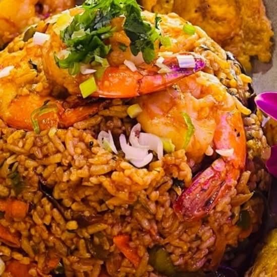 Arroz con Camarones