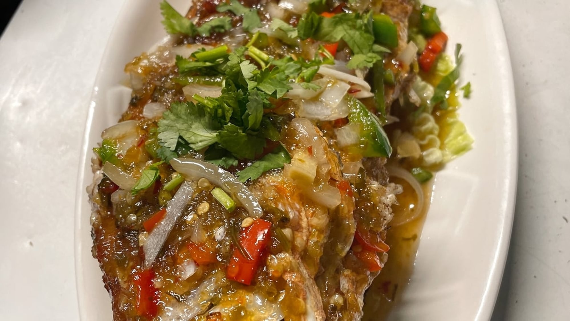 Spicy Tamarind Whole Fish