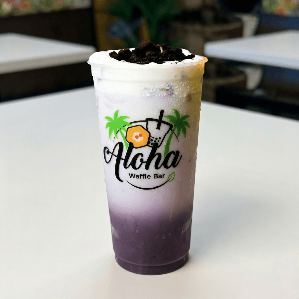 Ube & Oreo Latte