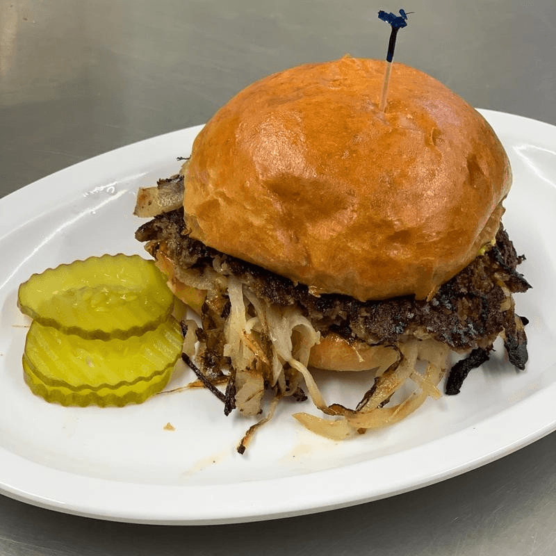 Famous Fried Onion Burger