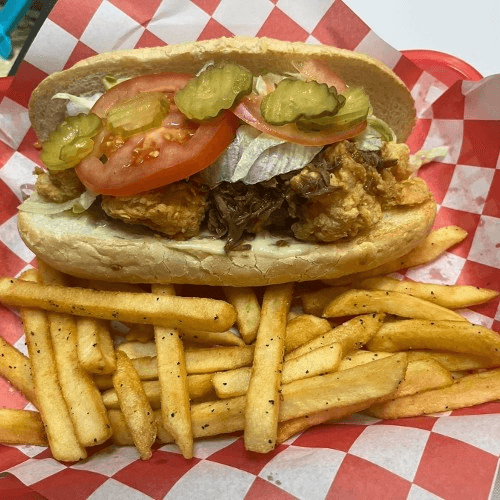 Black and Gold Po-boy