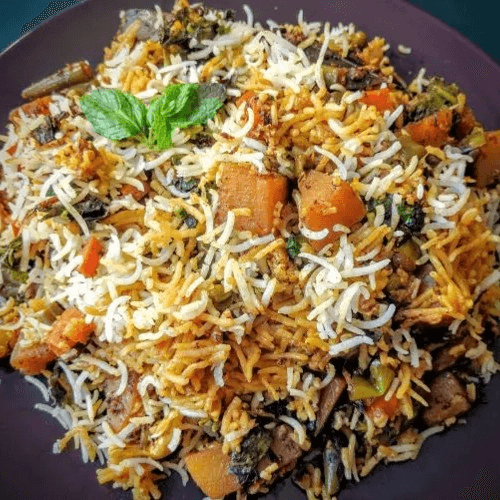 Hyderabadi Veg Dum Biryani