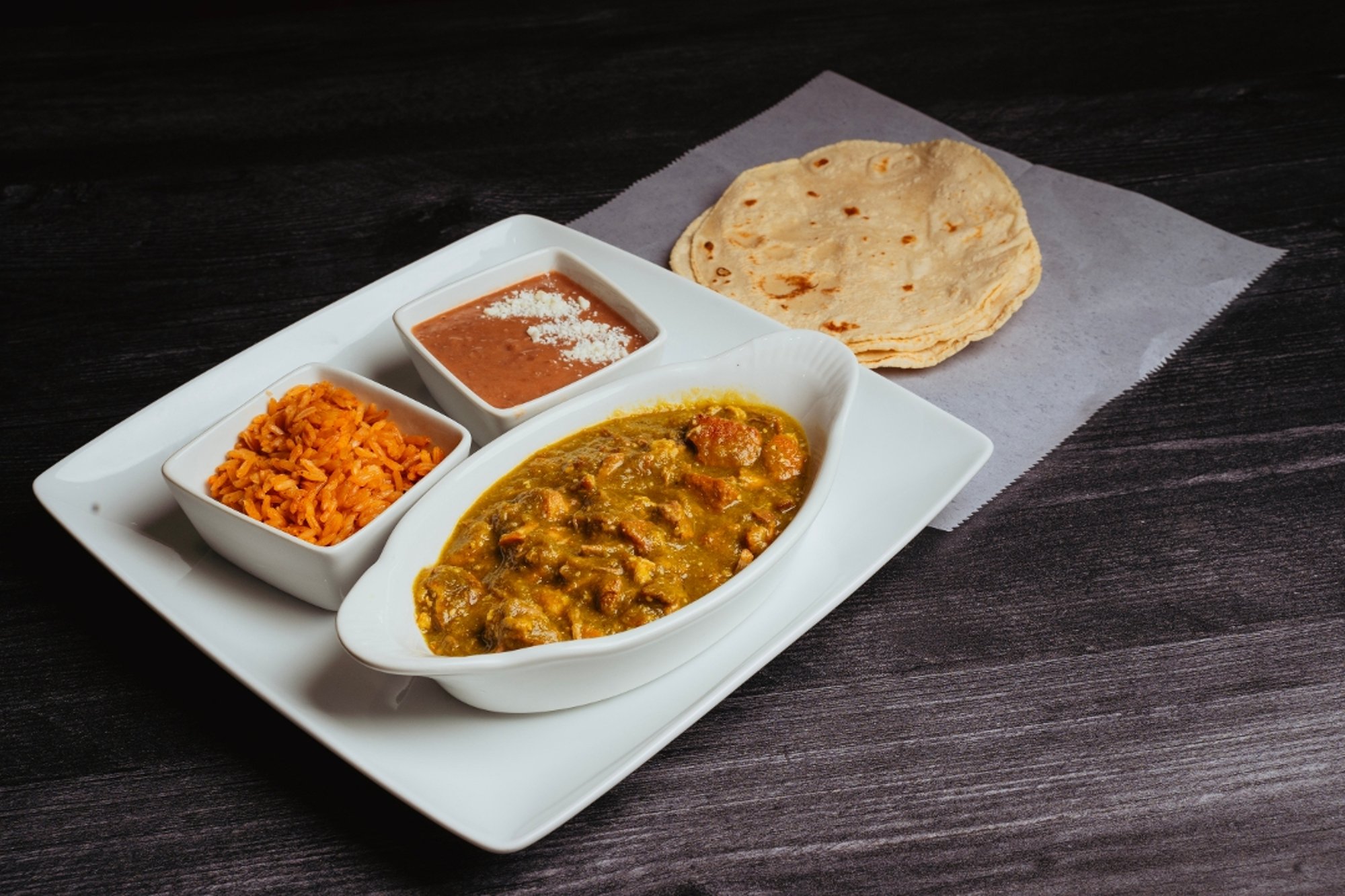 Chile Verde Rice-Beans