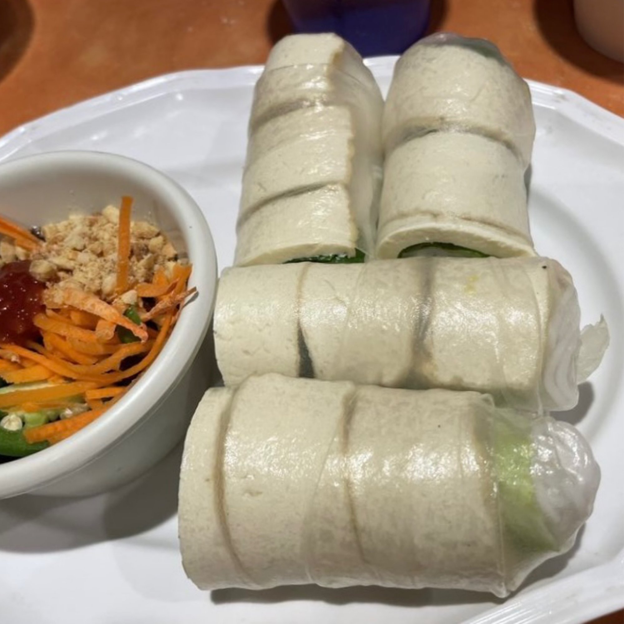 66. Fresh salad tofu rolls - gỏi cuốn chay