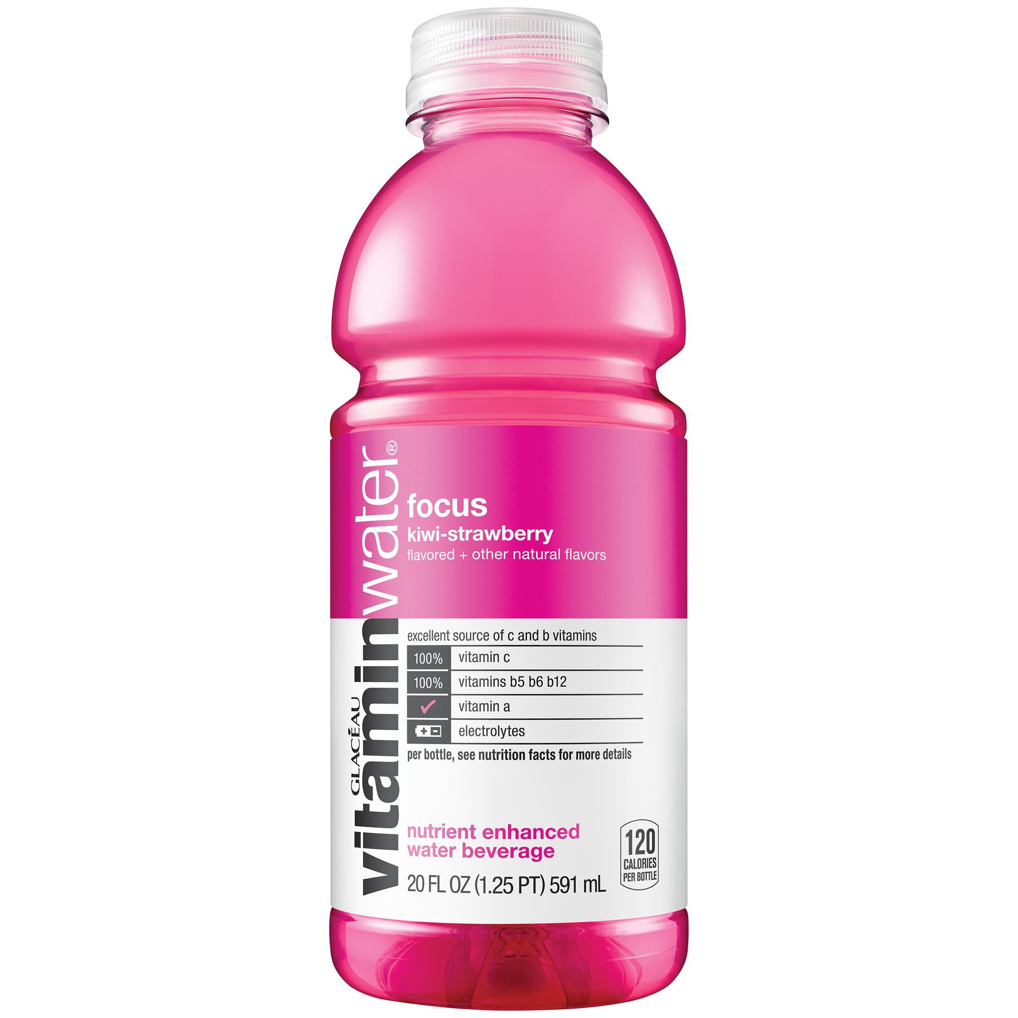 Vitamin Water Focus, 20 Oz (Kiwi Strawberry)