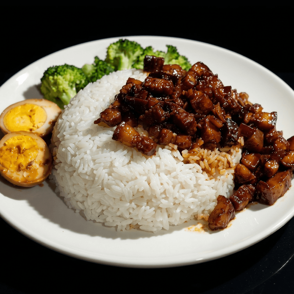 Pork Belly Over Rice 卤肉饭