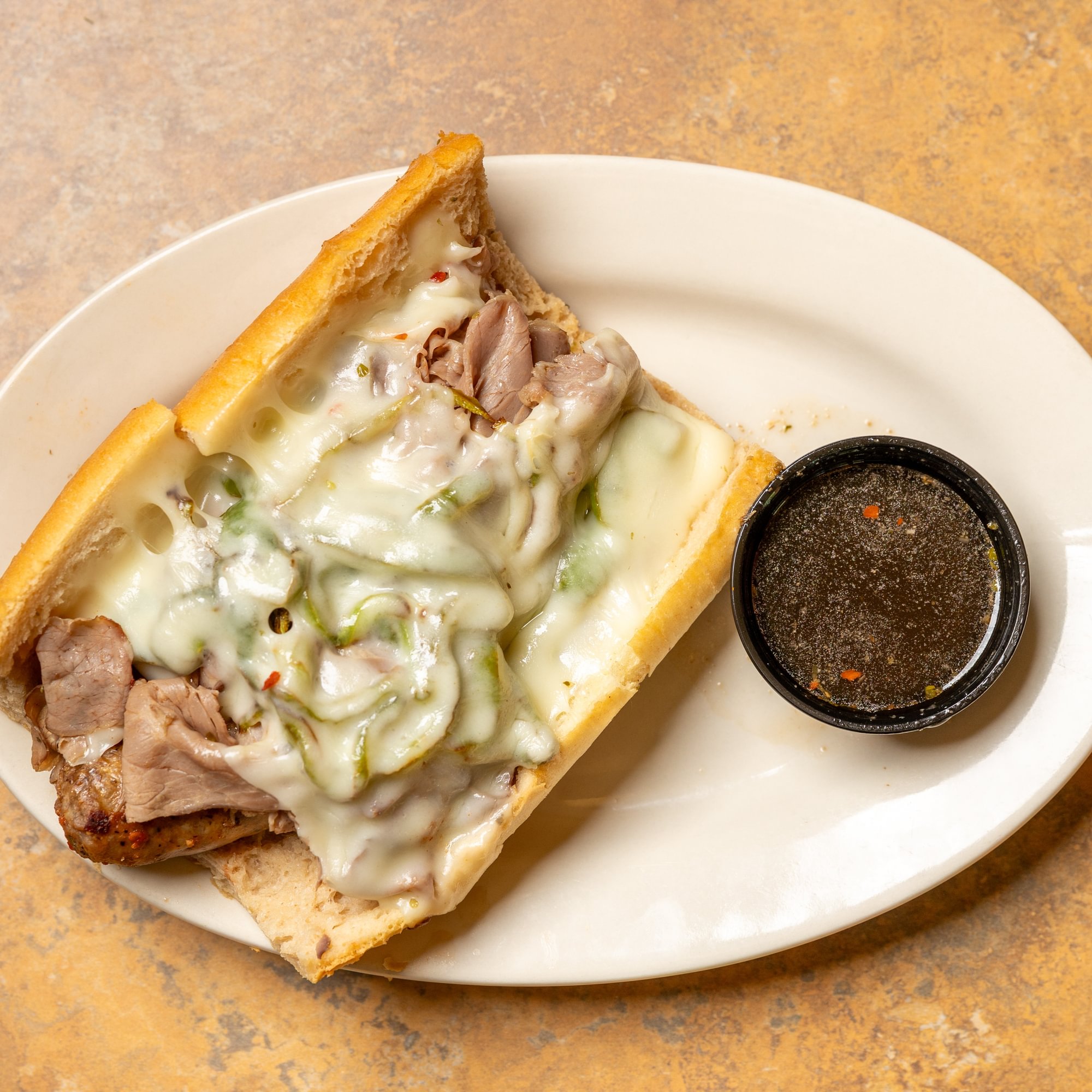 Combo Beef & Sausage Sandwich