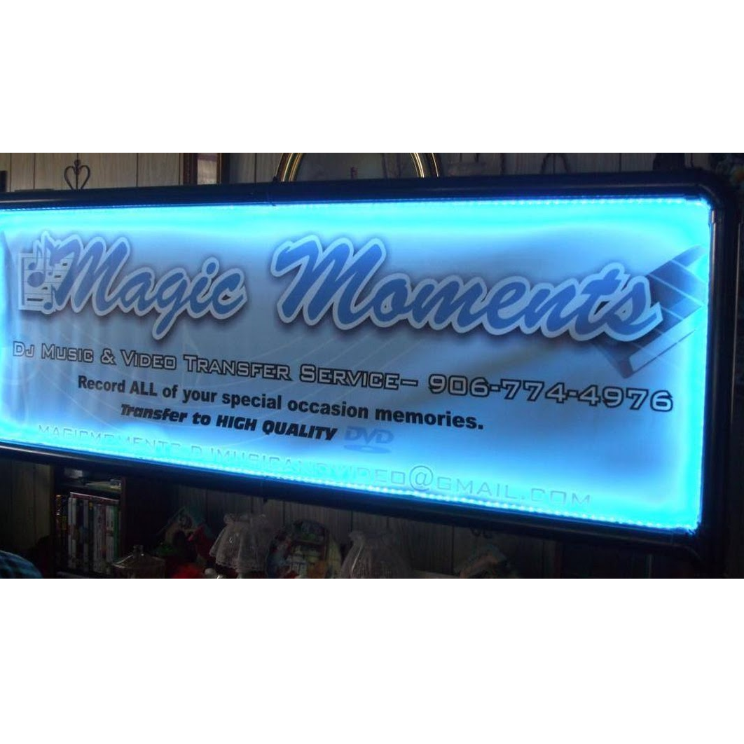 Magic Moments DJ Music &amp; Video Transfer Services Logo