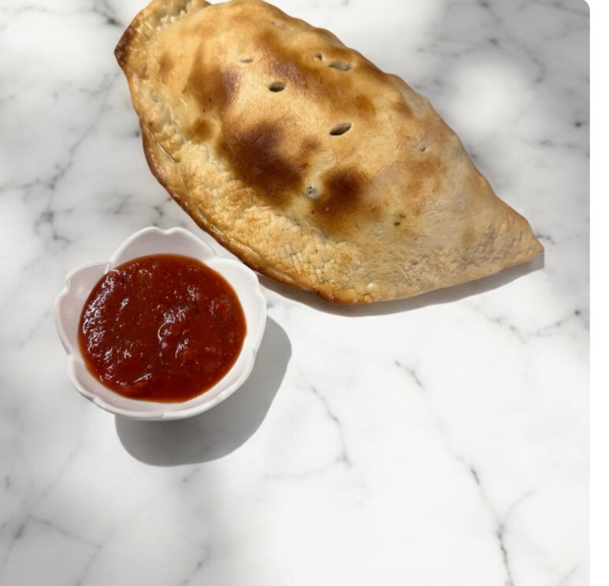 Funghi Bacon Calzone