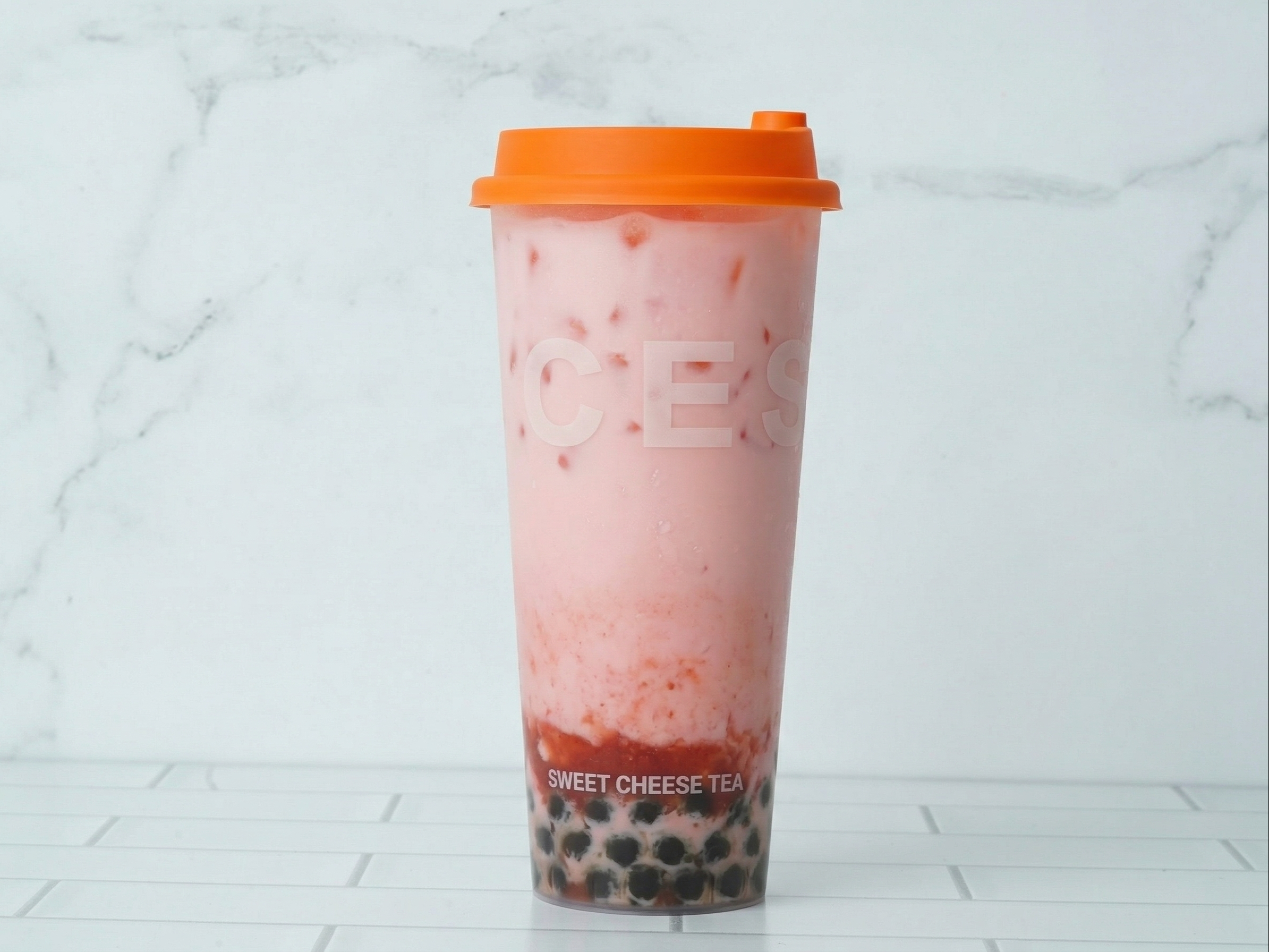 M6-Strawberry Boba Milk Tea-M
