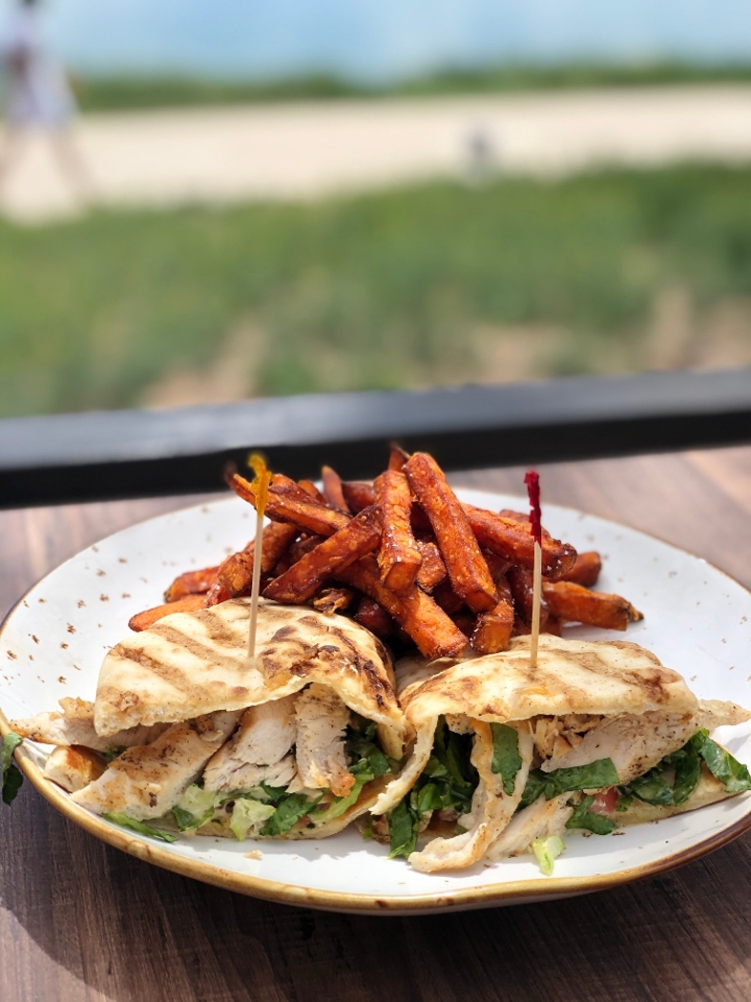 Grilled Chicken Caesar Pita