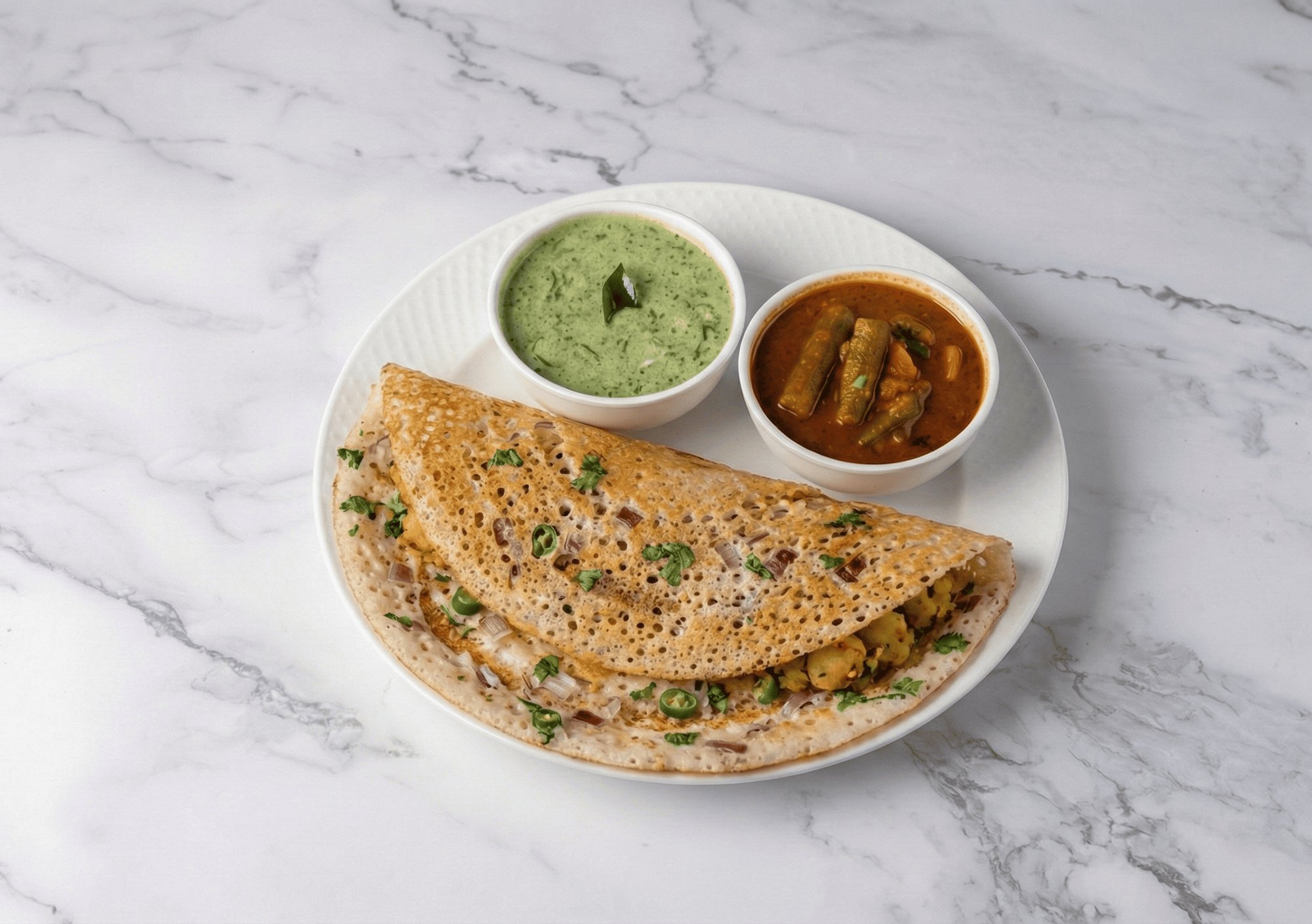 ONION RAVA MASALA DOSA