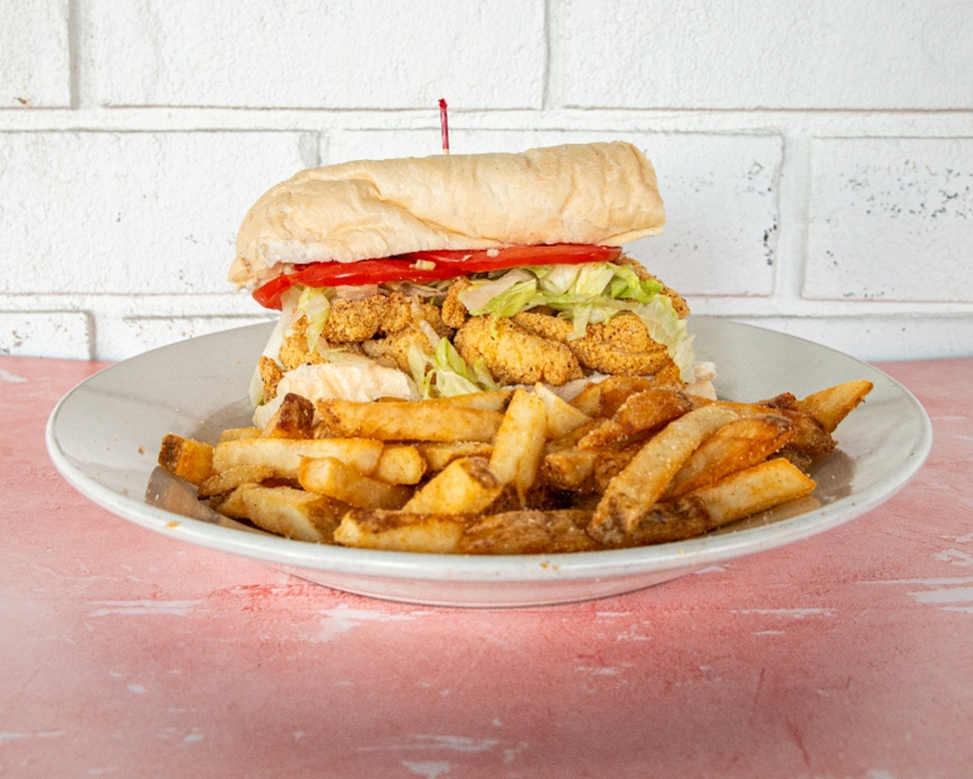 L Catfish PoBoy & Fries