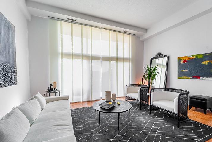 Our Sliding Panel Track Blinds are a fashion-forward styling statement that offers versatility and acts as the perfect and beautiful light-blocking solution for any room you want.  BudgetBlindsPointLoma  SlidingPanels  FreeConsultation
