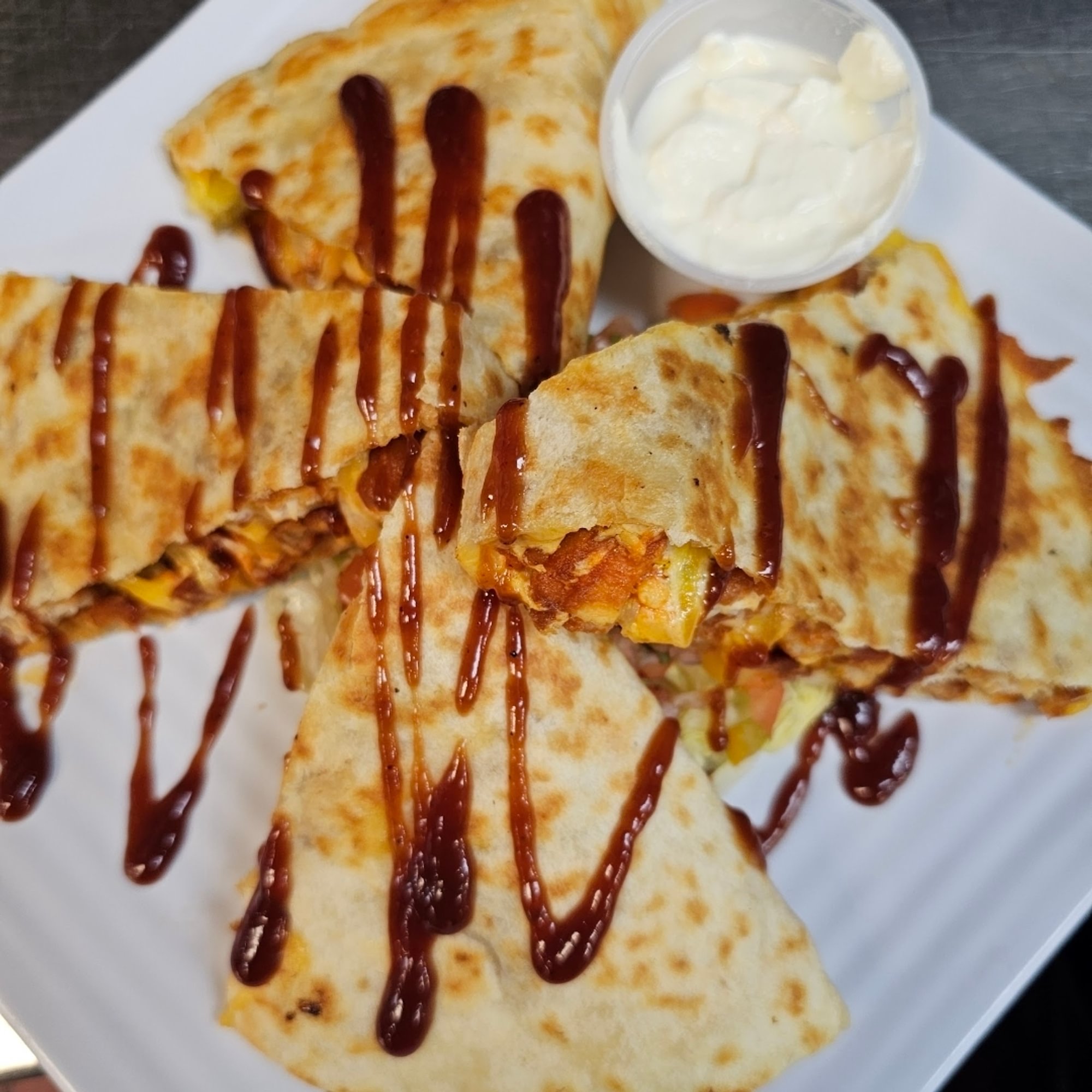BBQ Chicken Quesadilla