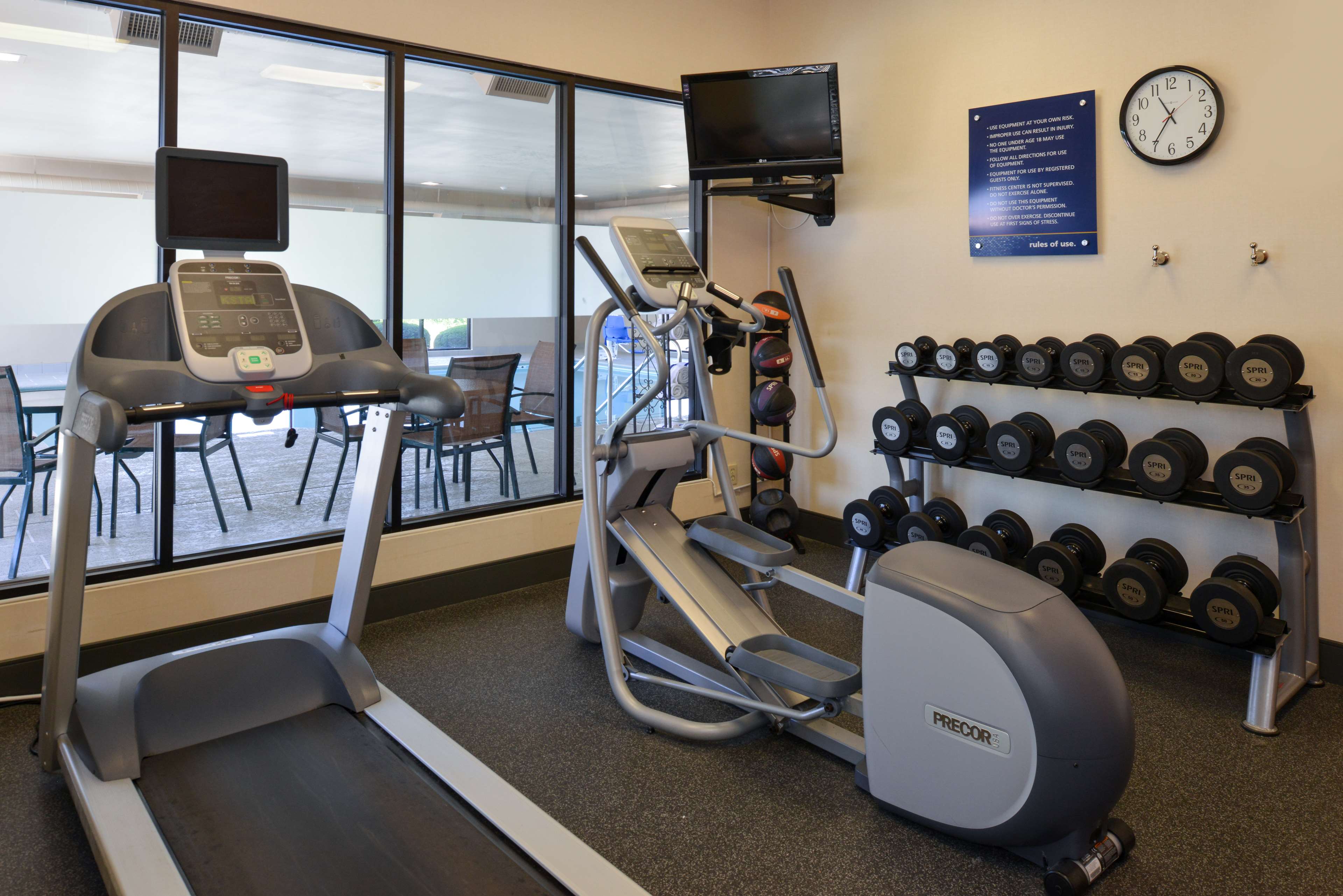 Health club  fitness center  gym