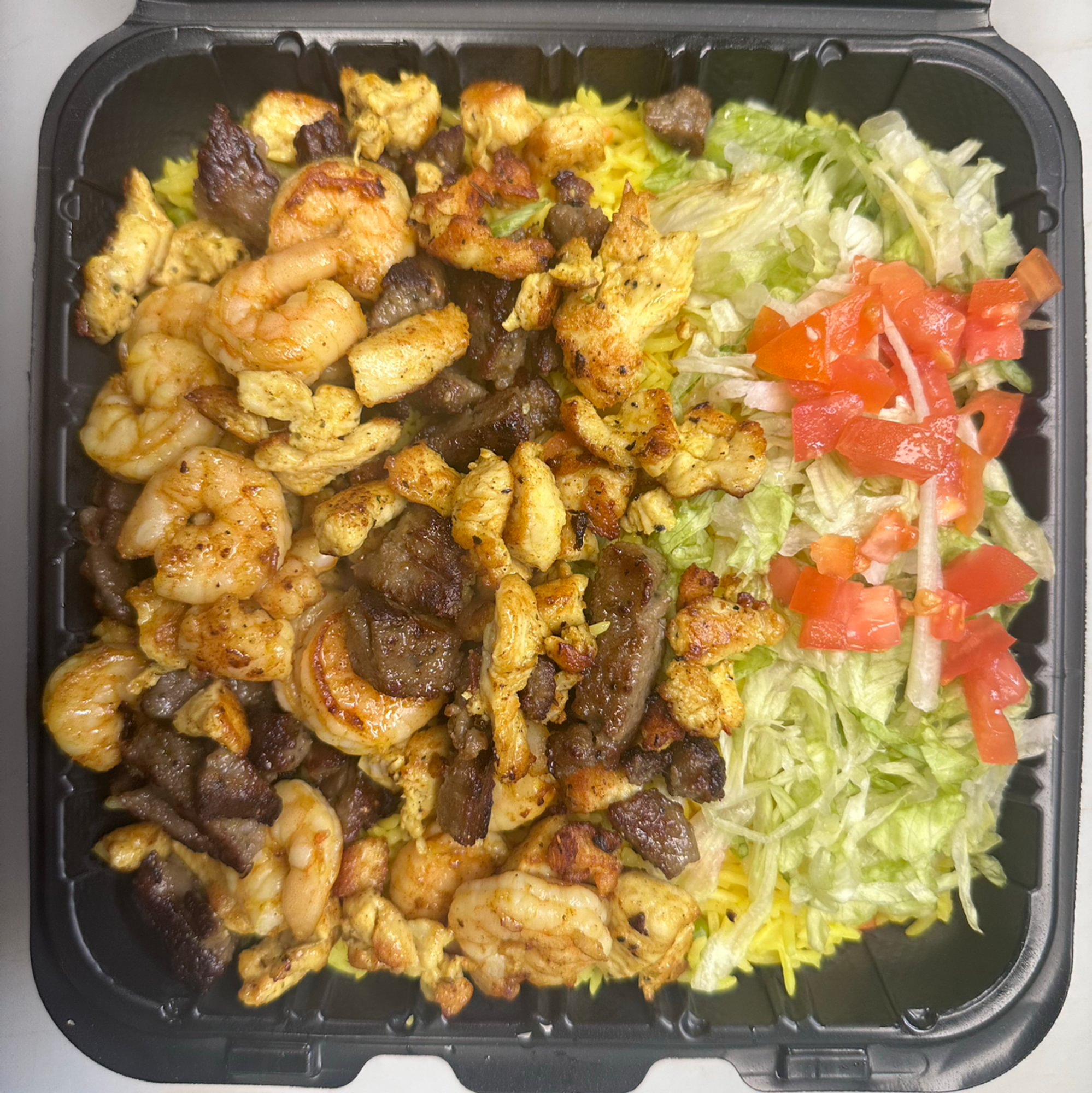 Mix Of Three Over Rice