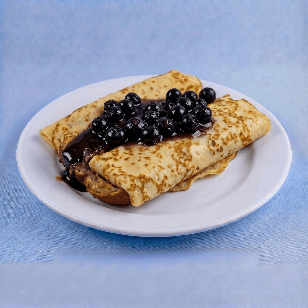 Blueberry Crepes