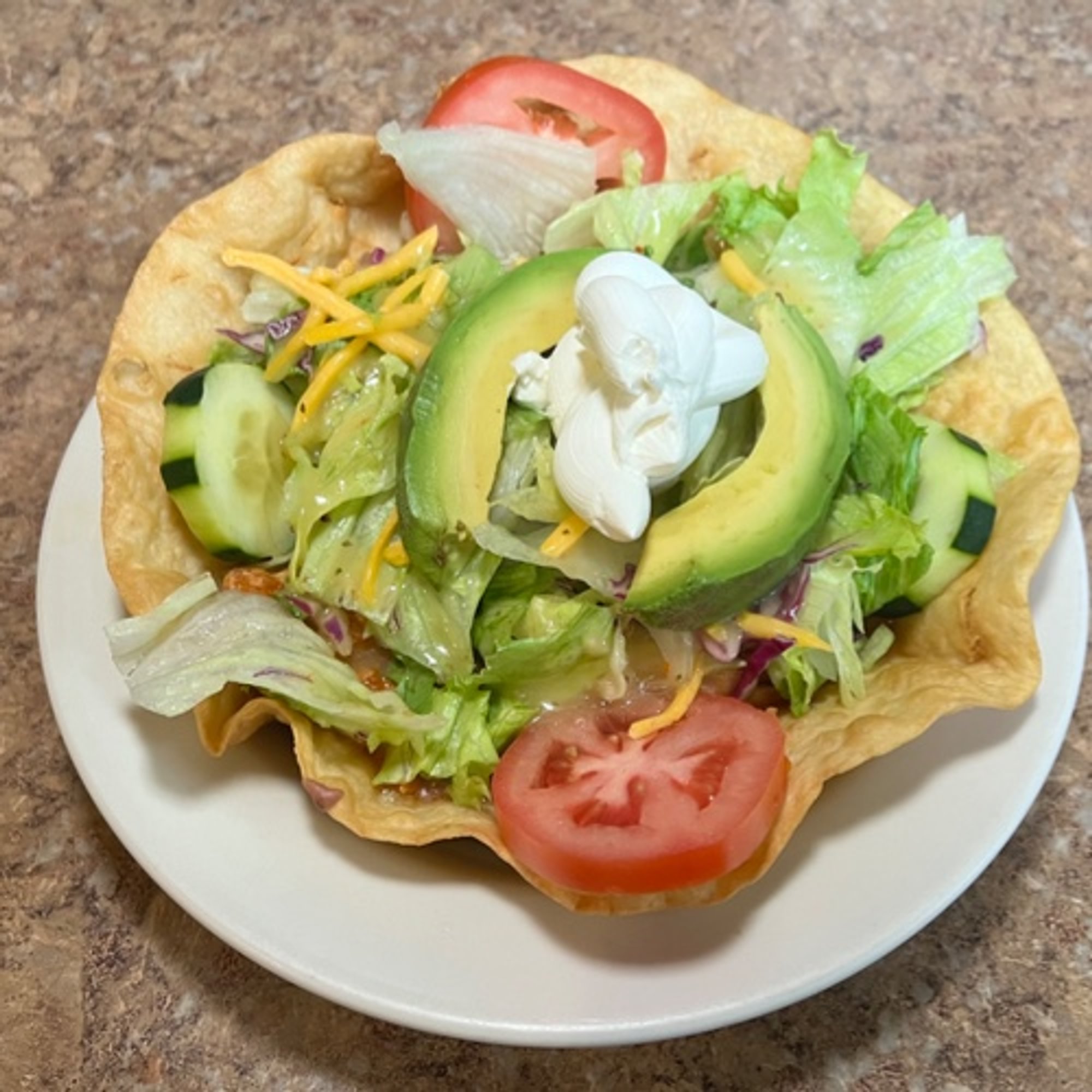 Chicken Tostada