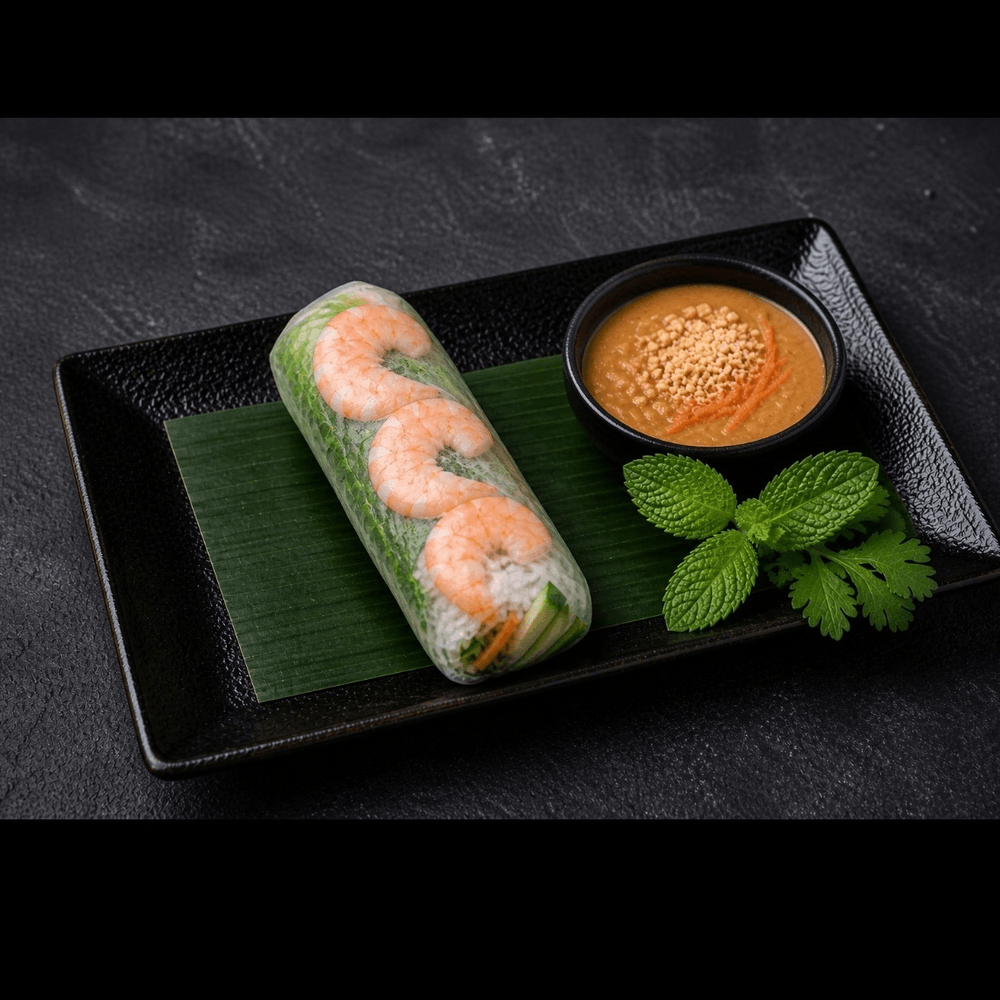A3: Grilled Shrimp Fresh Spring Rolls