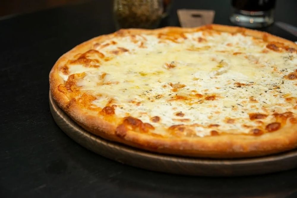 White Pizza with Ricotta Cheese