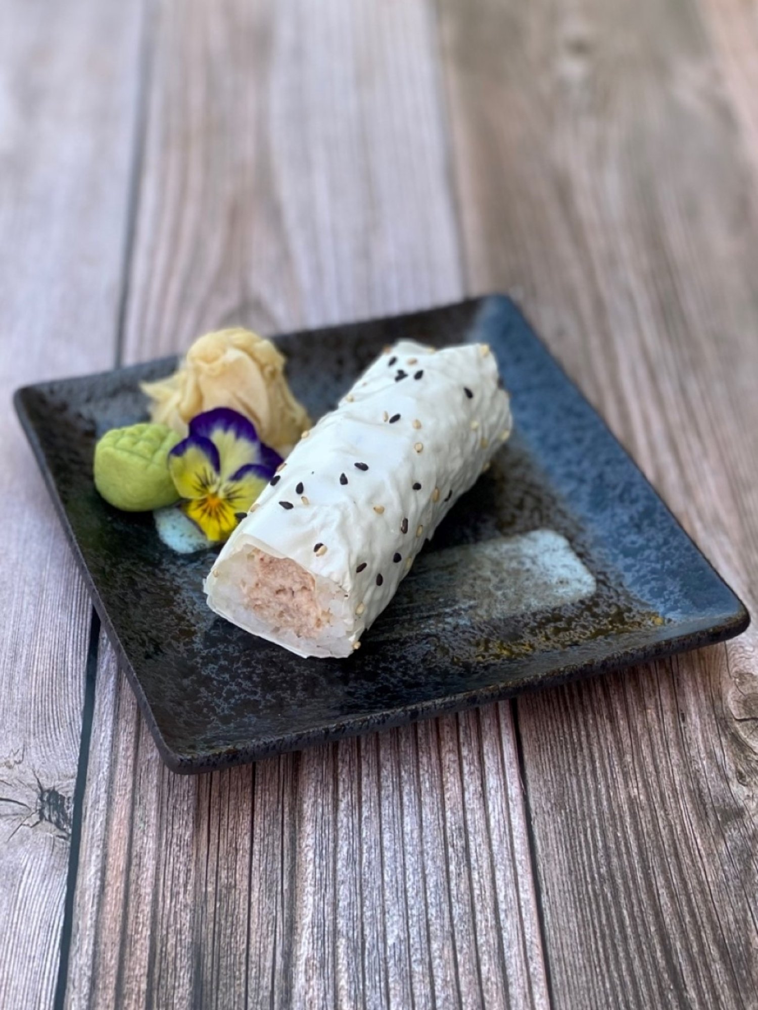 Baked Blue Crab Hand Roll
