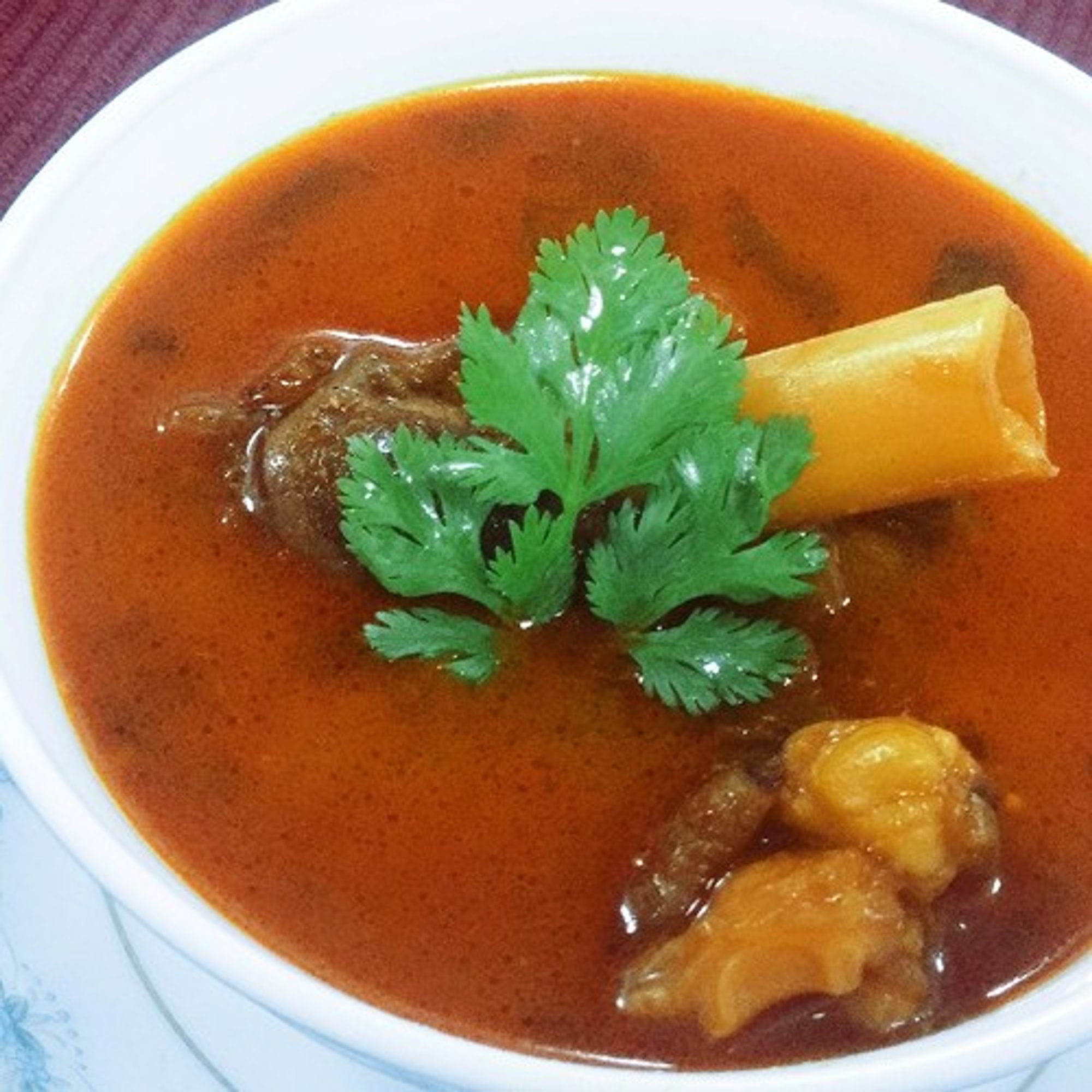 Aattukaal Soup