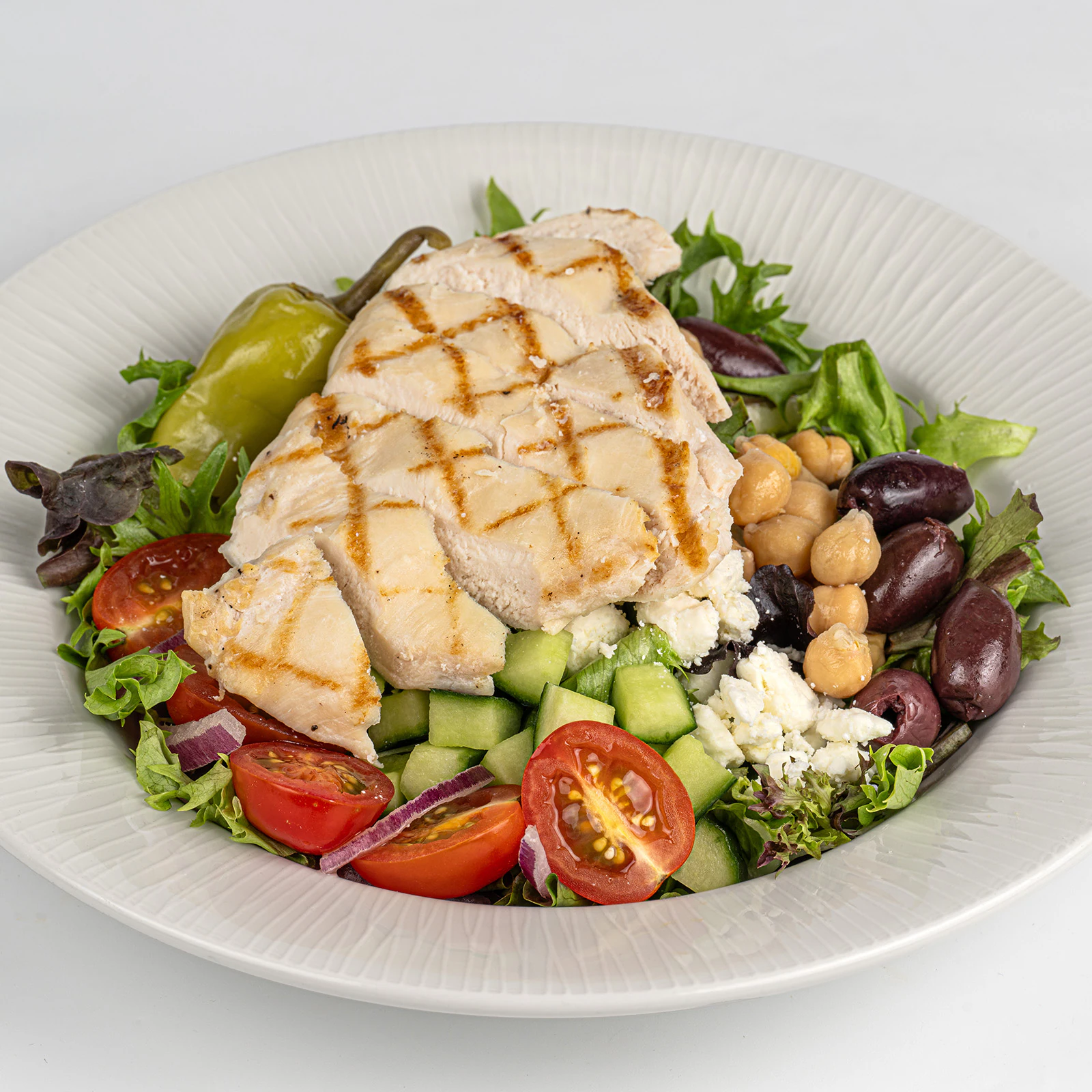 Greek Salad with Chicken