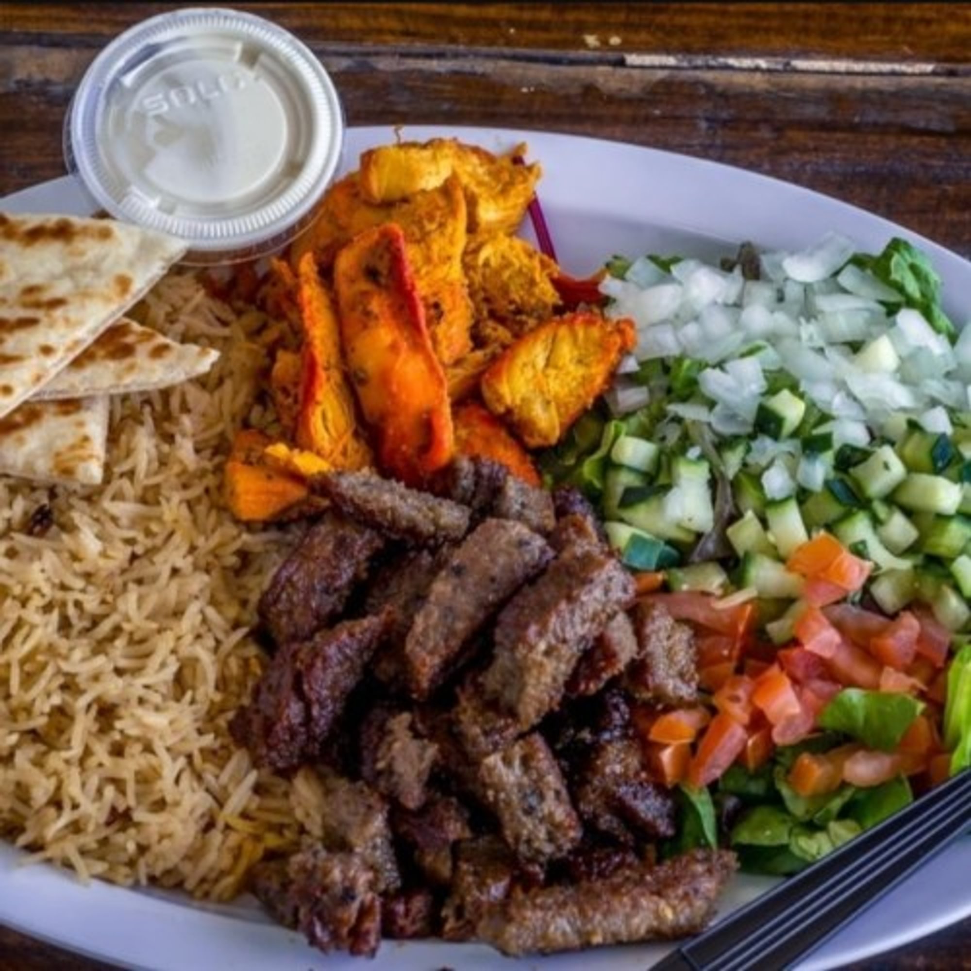 Gyro and Chicken Bowl