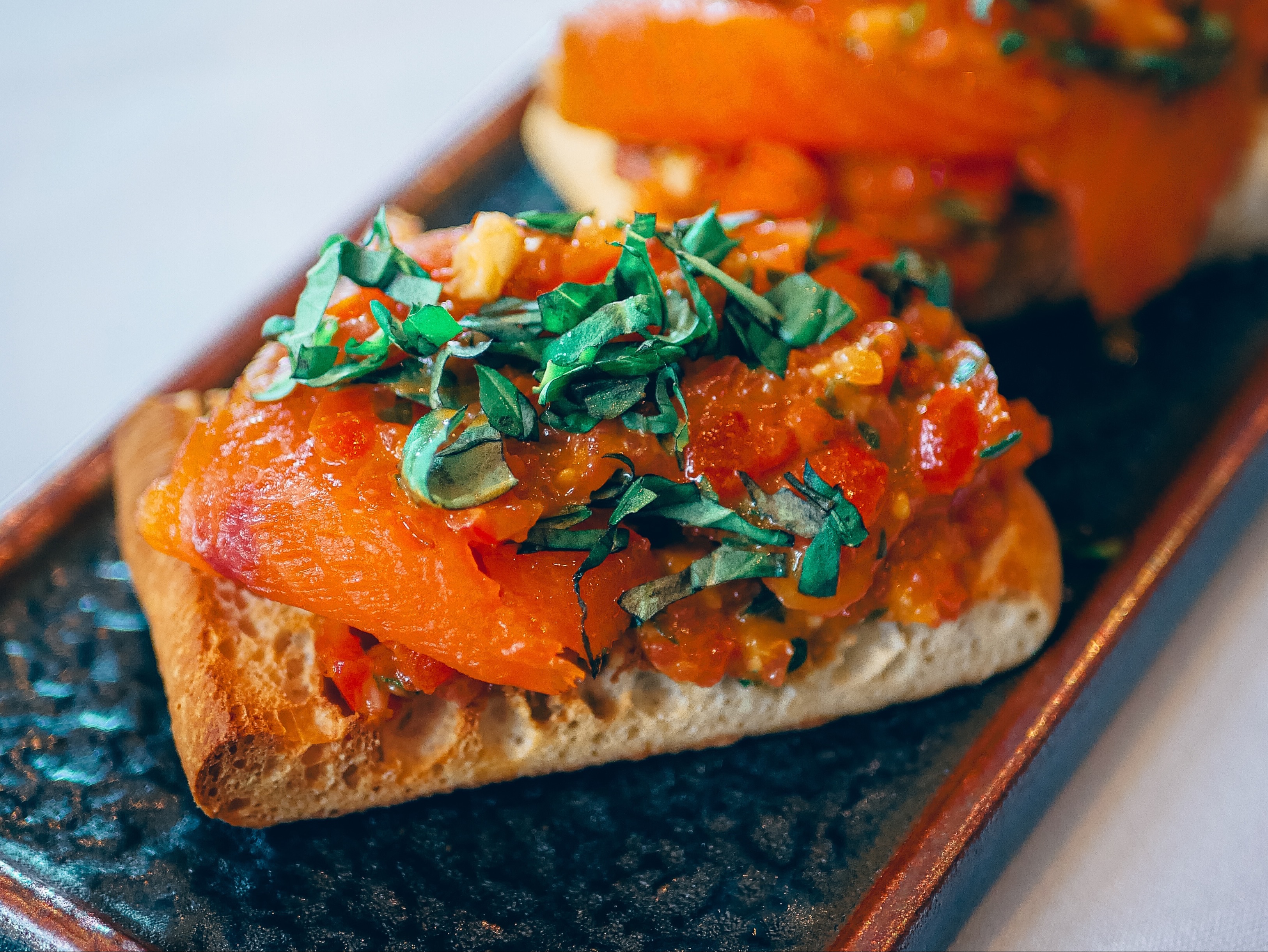 Smoked Salmon Bruschetta