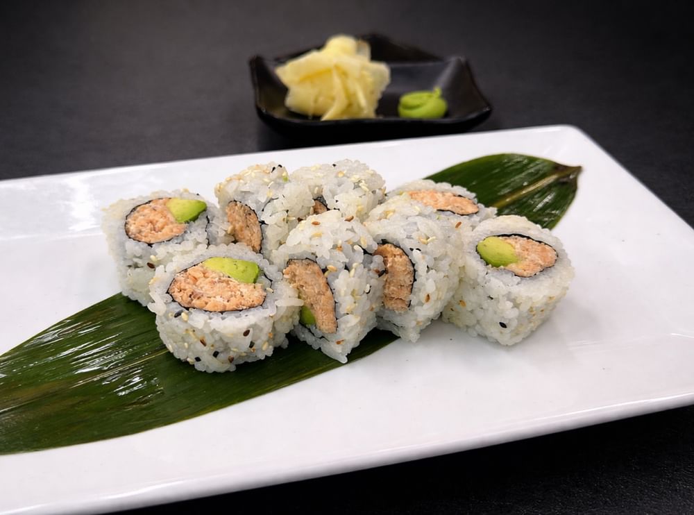 Duo Salmon Avocado Roll (Cook Fish)
