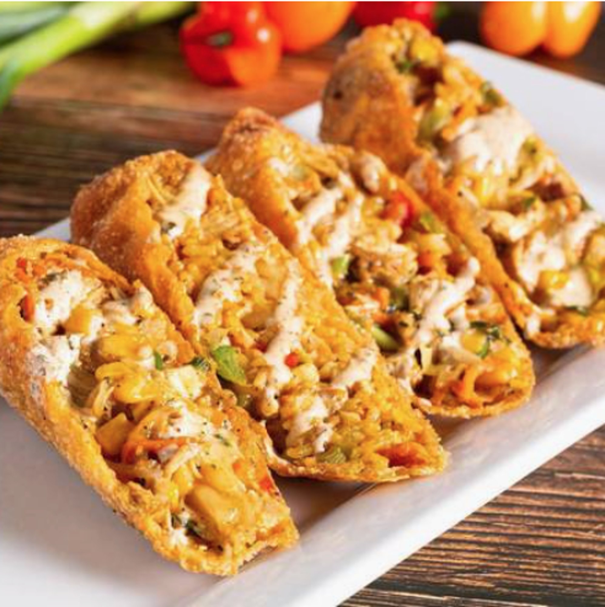 Jerk Chicken Rolls