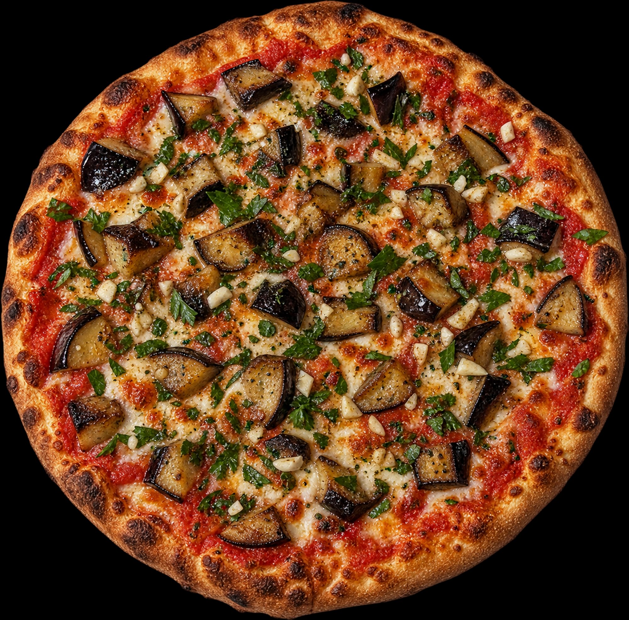 Eggplant Special Pizza