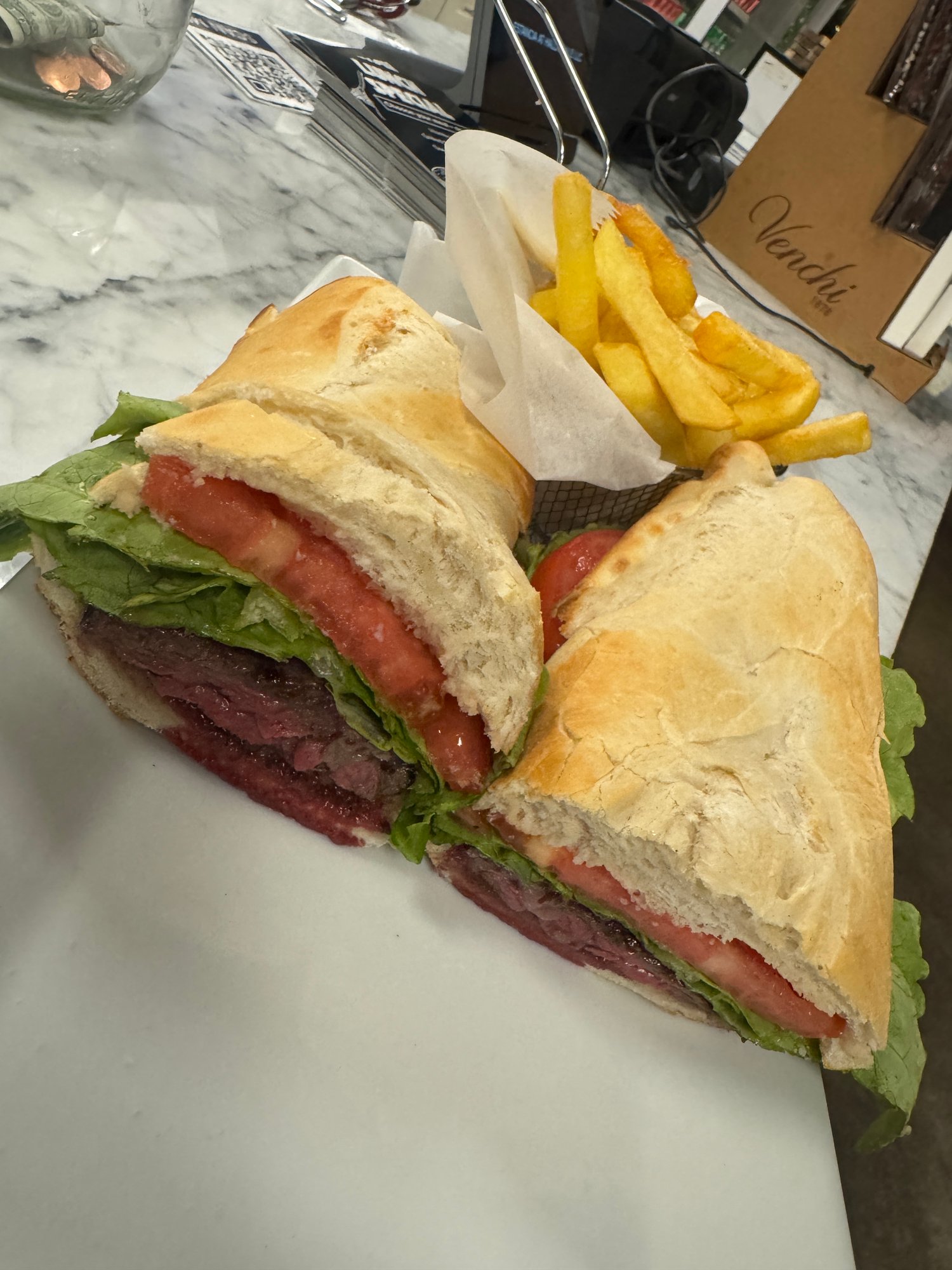 Grilled Beef Tenderloin Sandwich