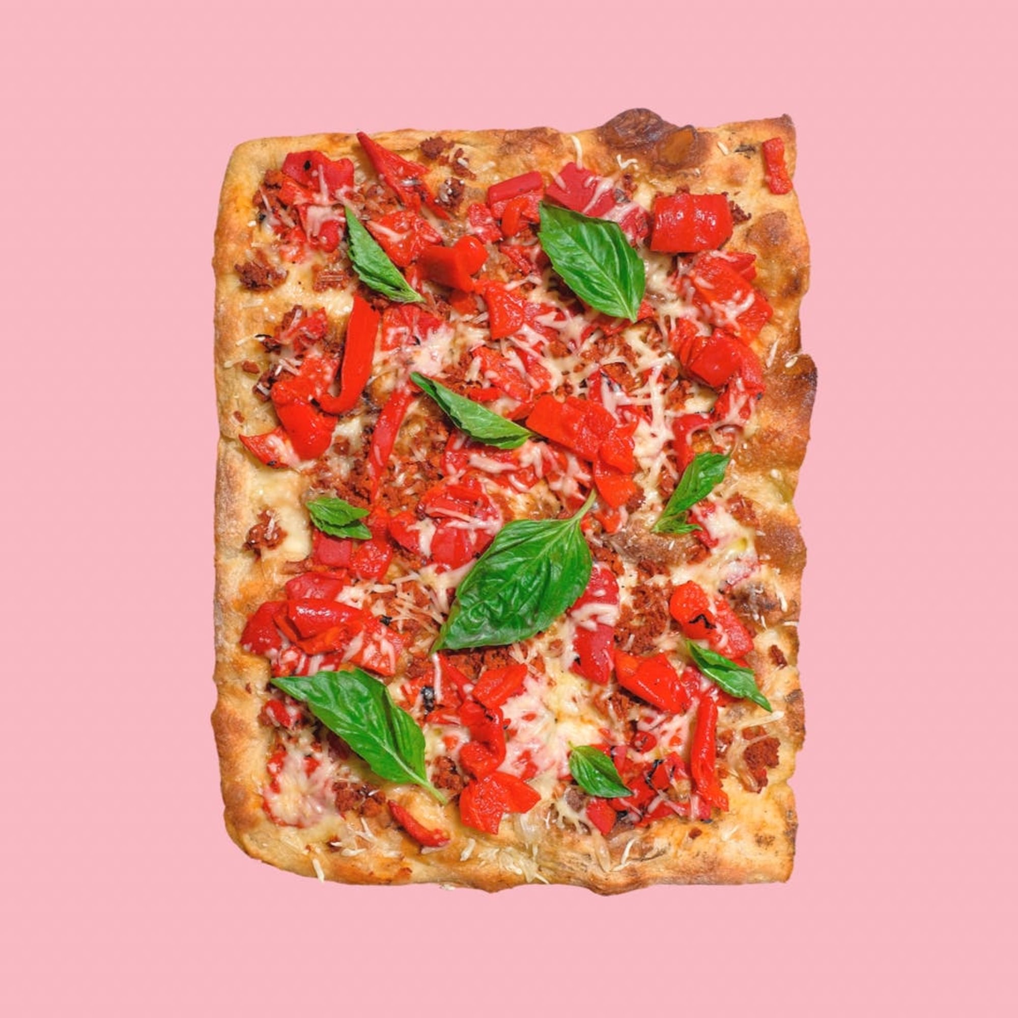 Vegan Sausage Pizza