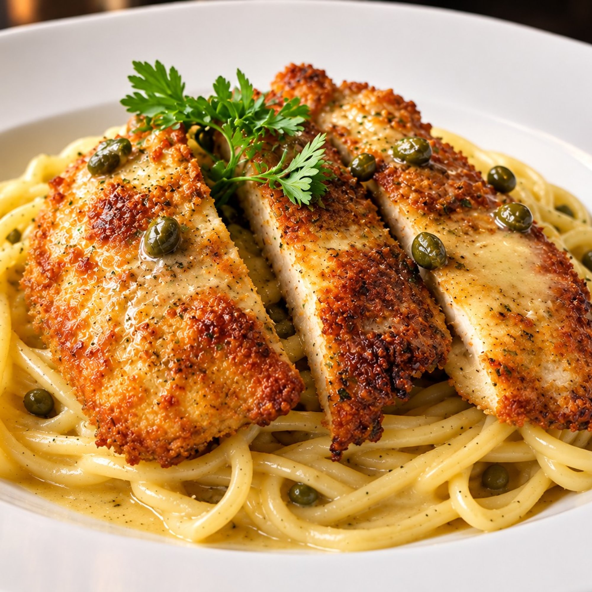 Romano Crusted Chicken