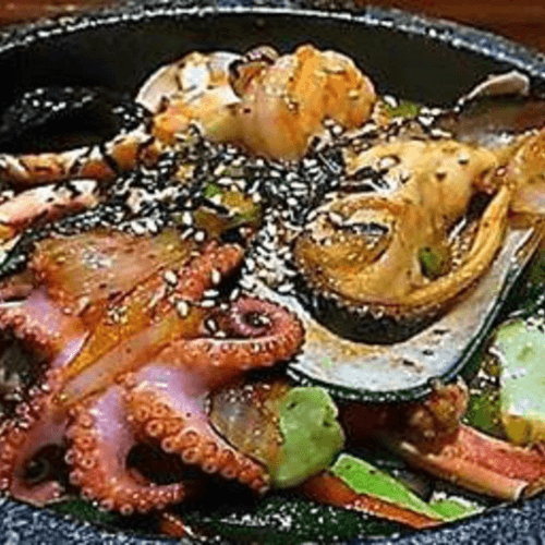Seafood Dolsot Bibimbap