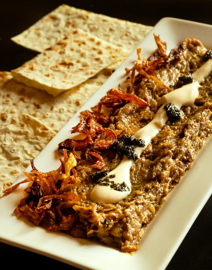 Eggplant Dip- Kashke Bademjan (Vegan available)