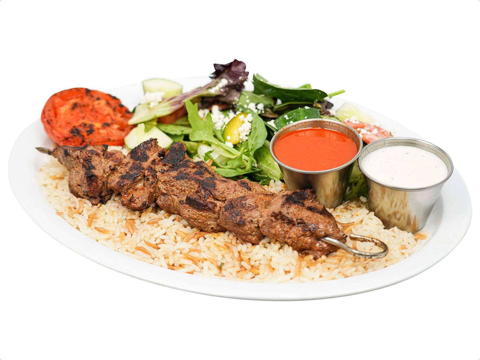Lamb Kabob Plate