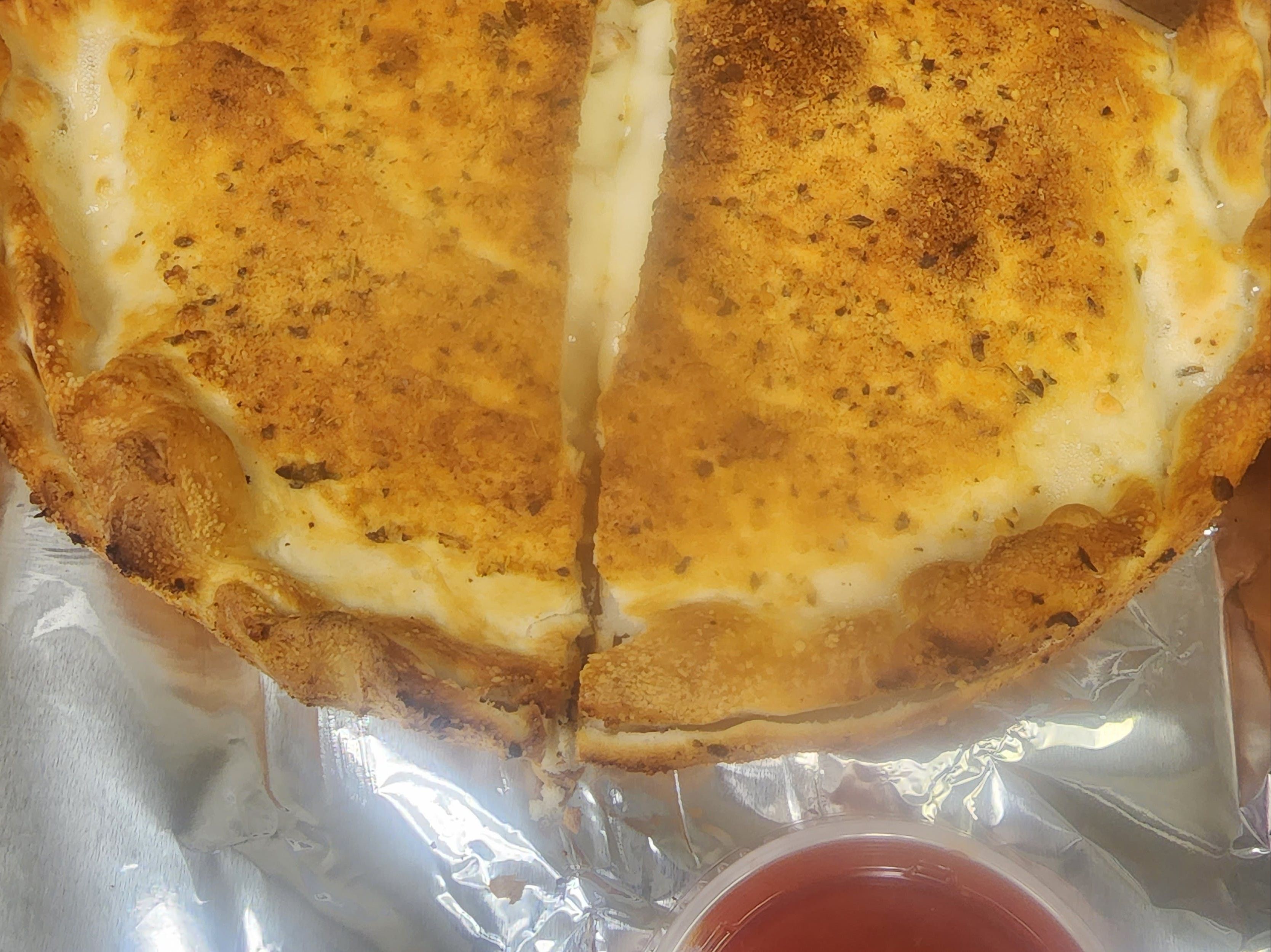 Cheddar Bacon Ham Stromboli