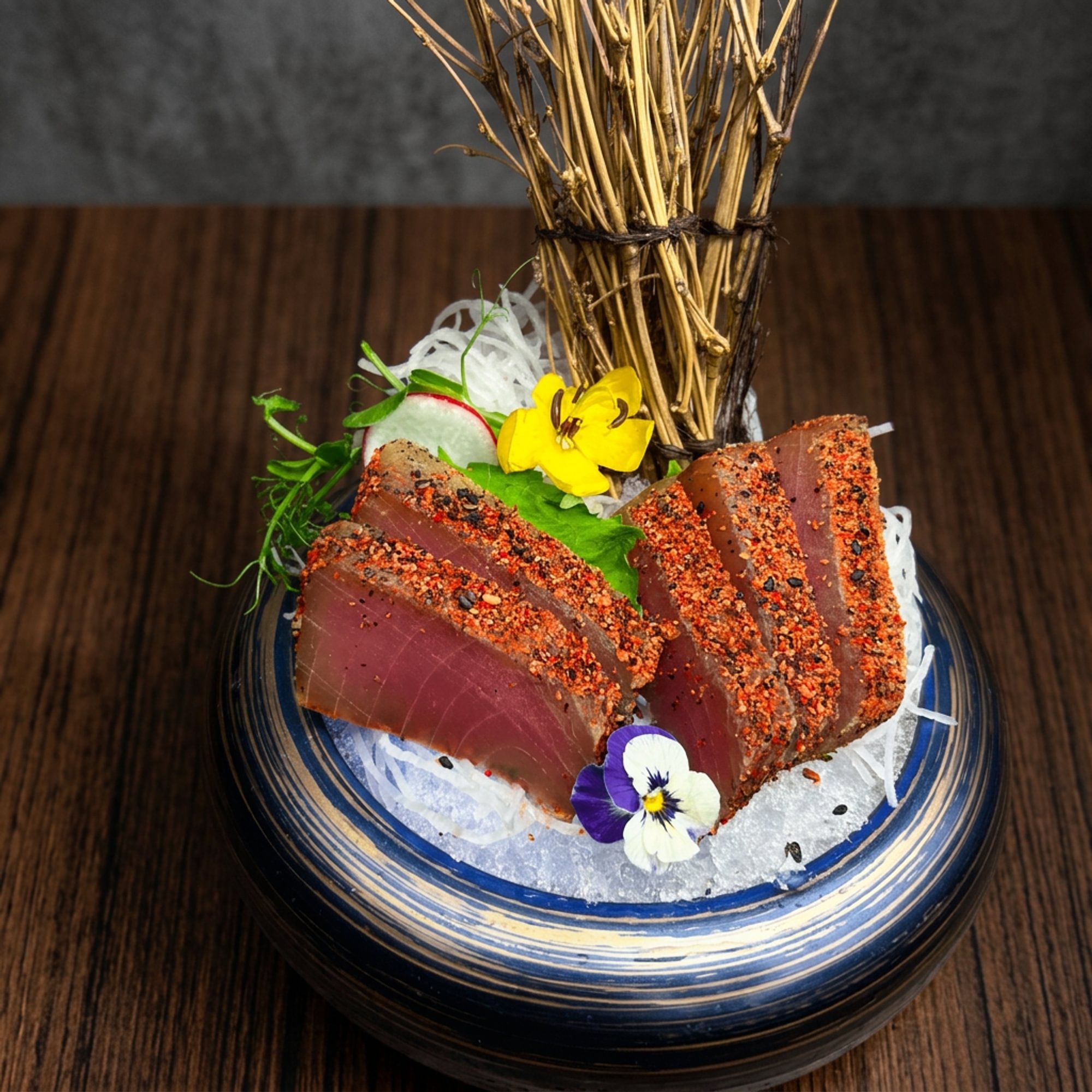 Pepper Tuna Sashimi